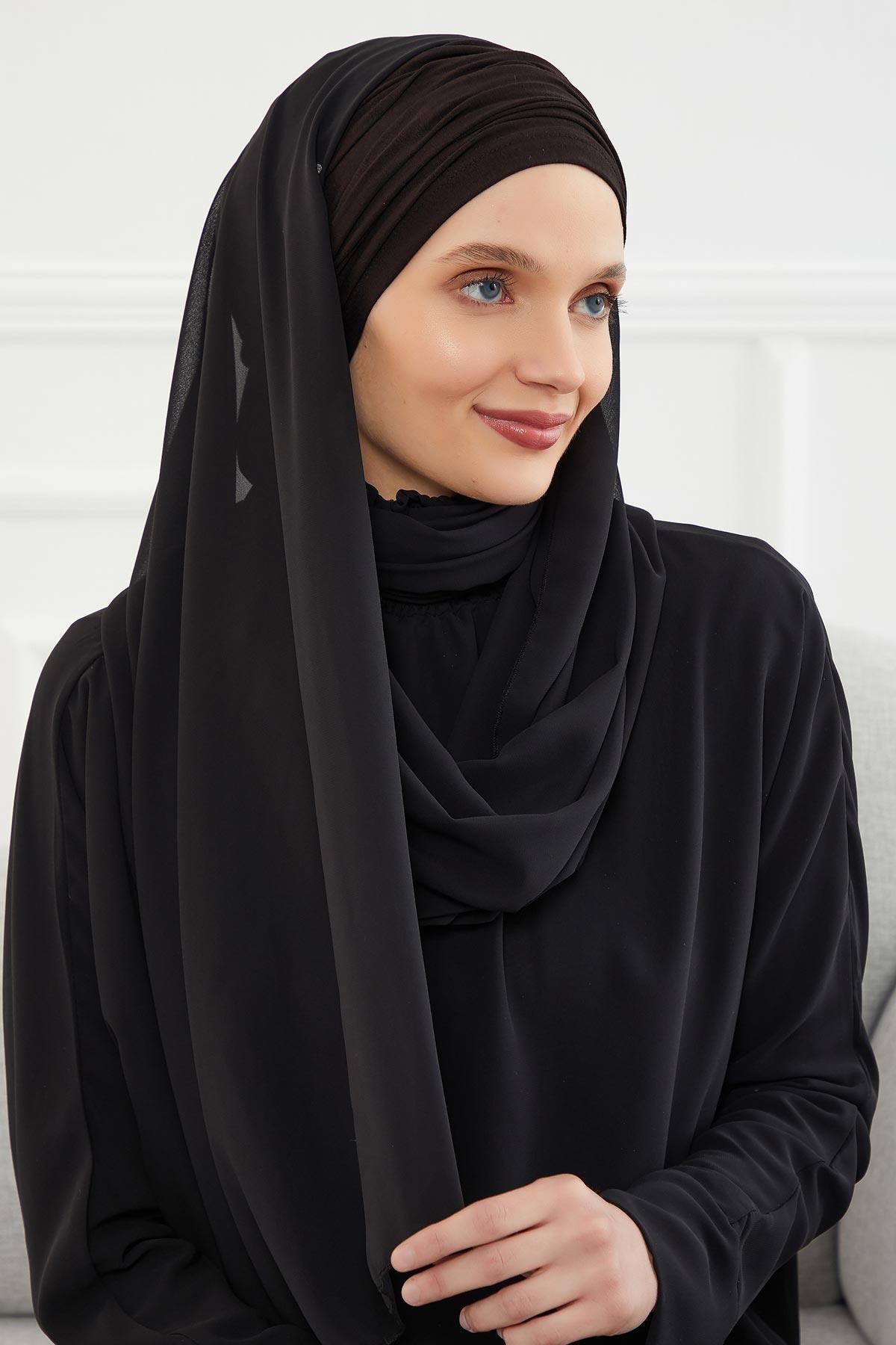 Penye Boneli Şifon Şal,BTS-1,BTS-1