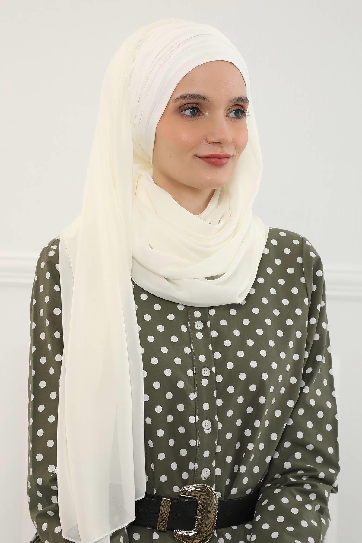 Penye Boneli Şifon Şal,BTS-1,BTS-1