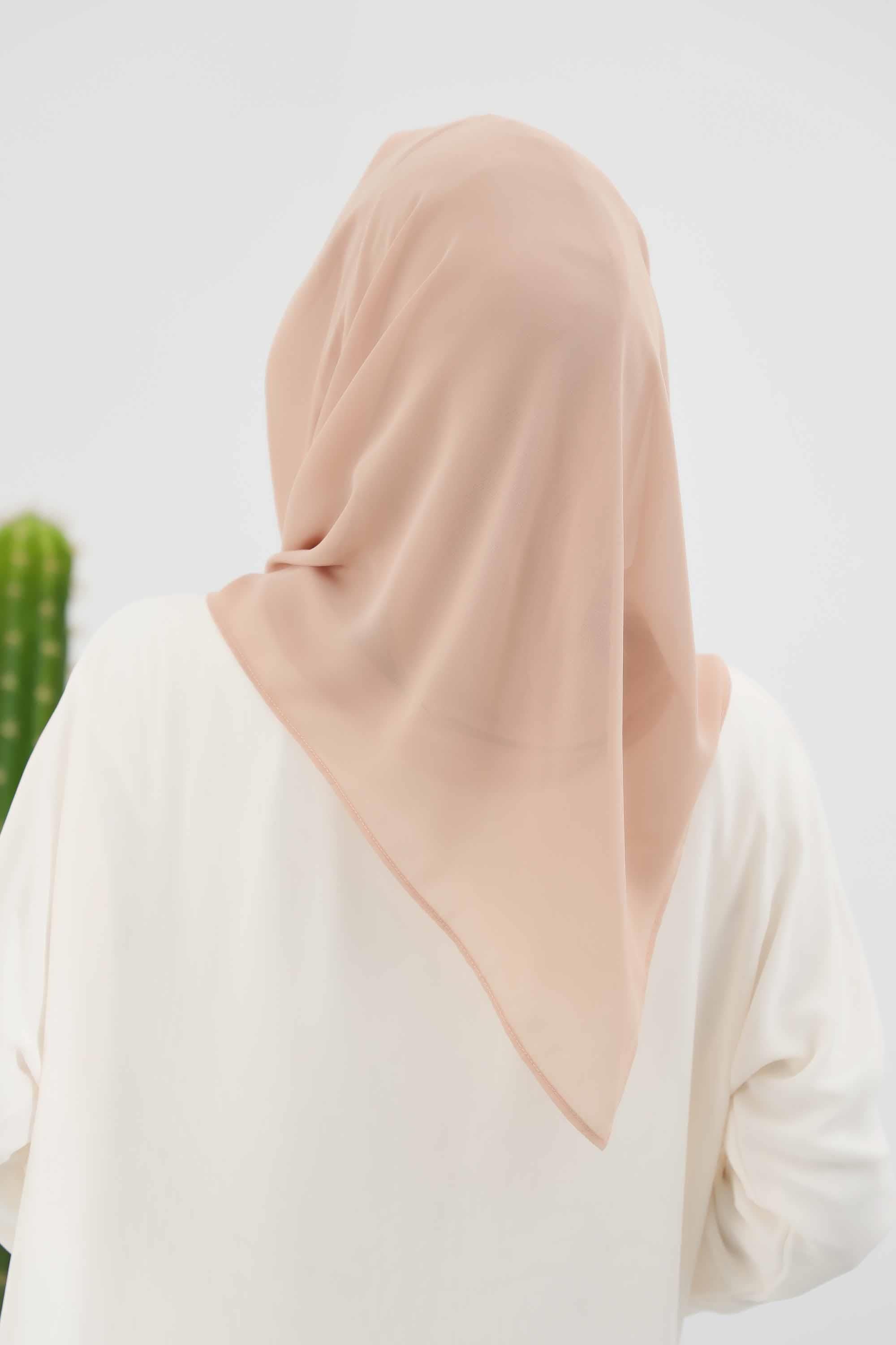 Penye İç Boneli Pratik Şifon Eşarp,PS-45