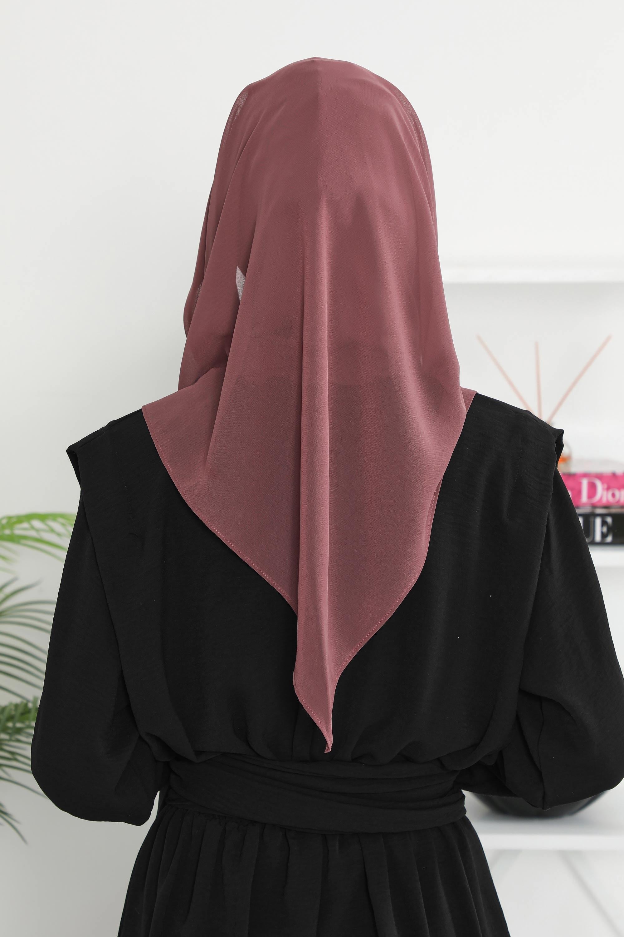 Penye İç Boneli Pratik Şifon Eşarp,PS-45