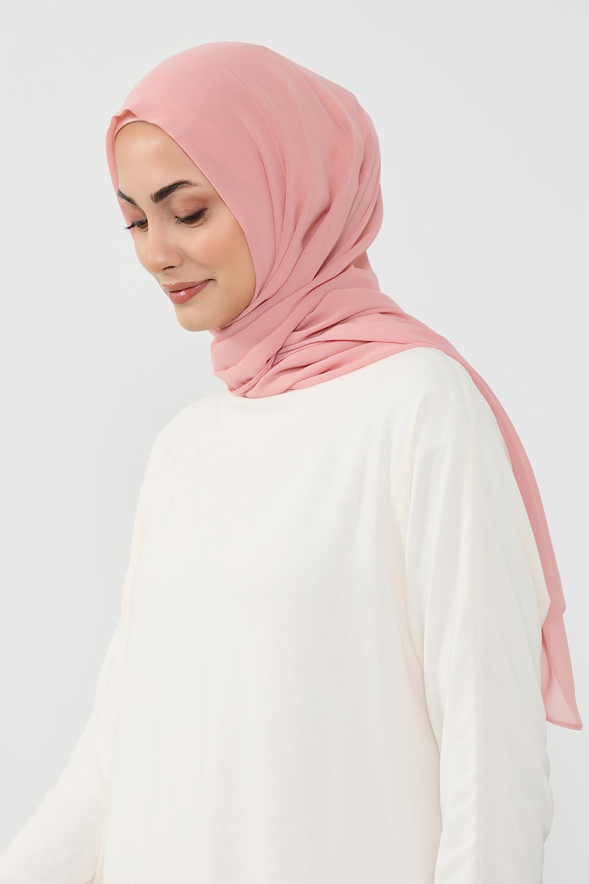 Penye Bone ve Pratik Şifon Şal İkili Takım,PS-48