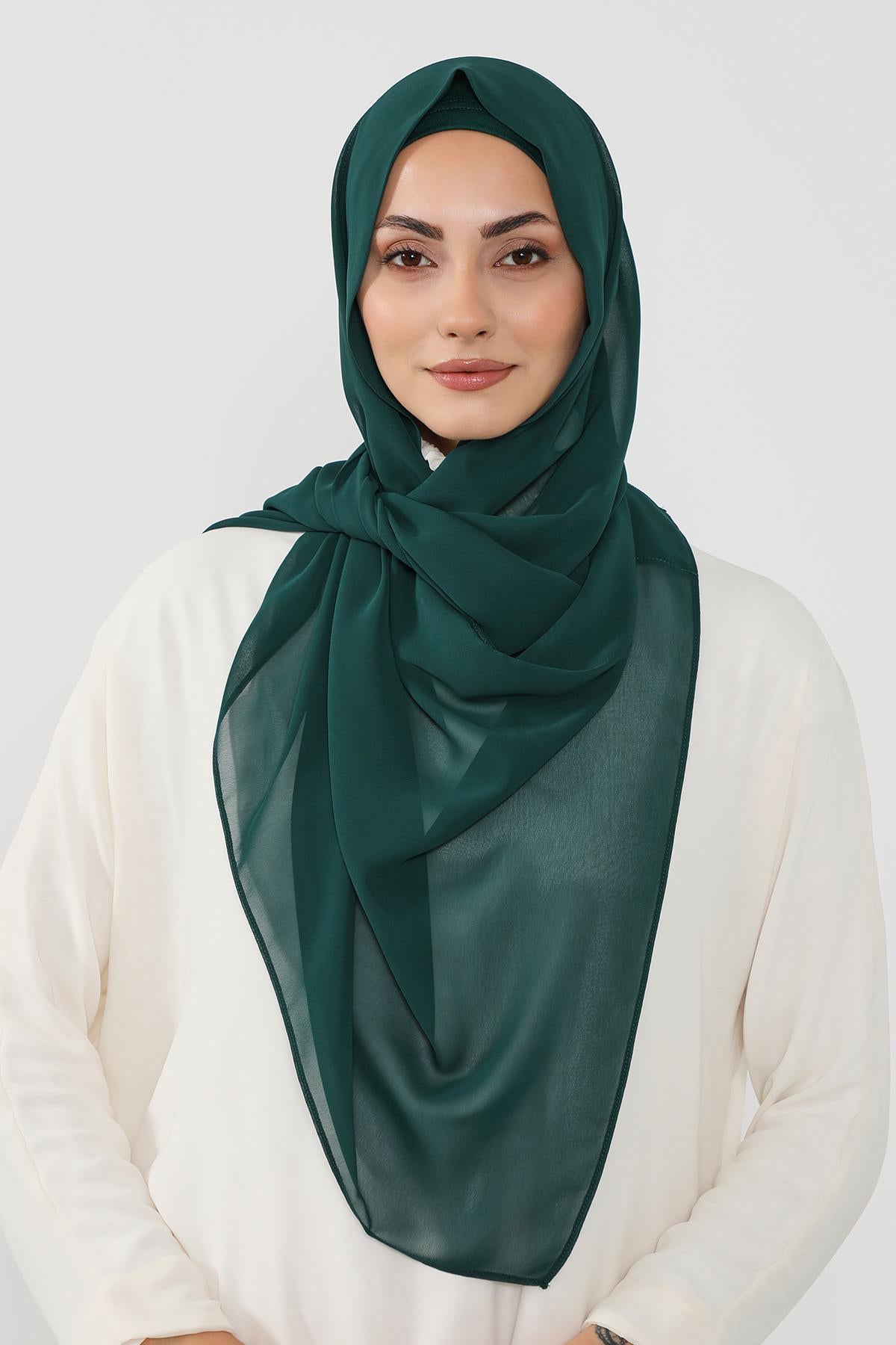 Penye Bone ve Pratik Şifon Şal İkili Takım,PS-48