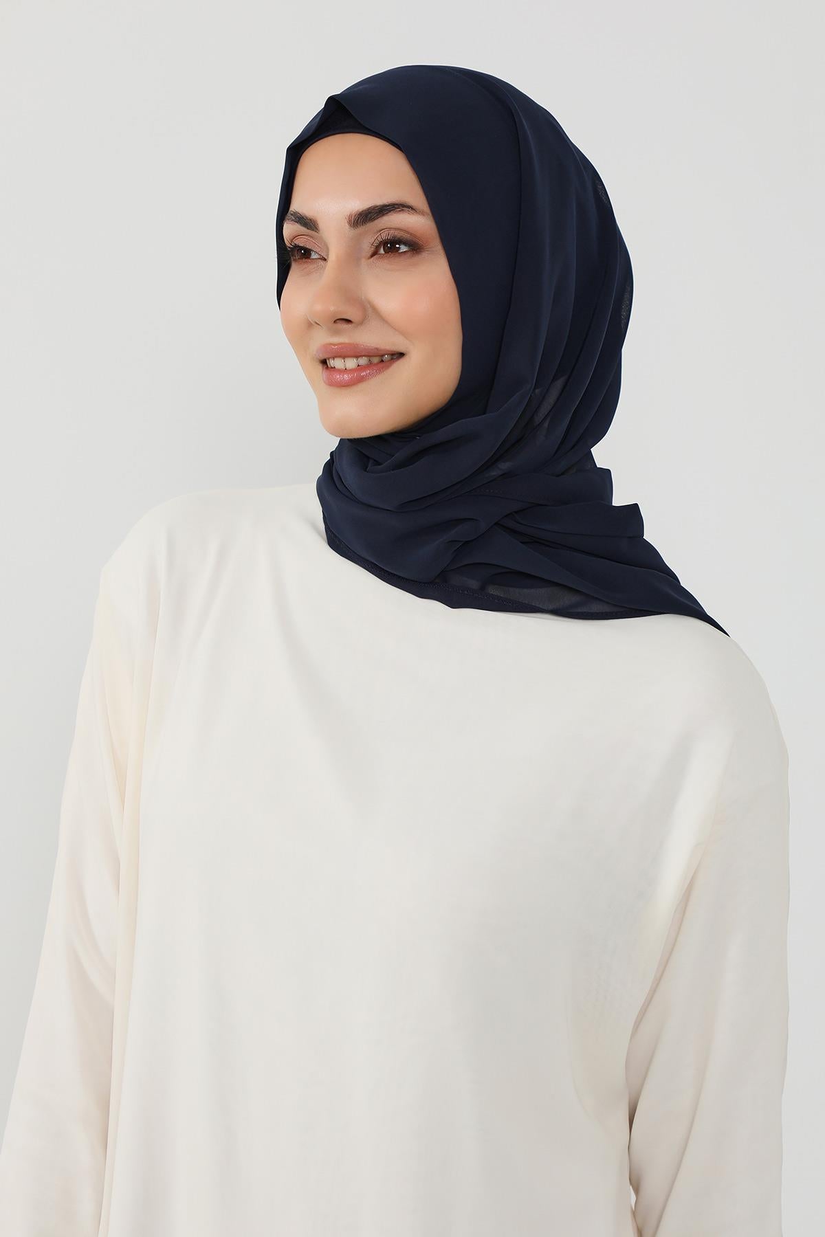 Penye Bone ve Pratik Şifon Şal İkili Takım,PS-48