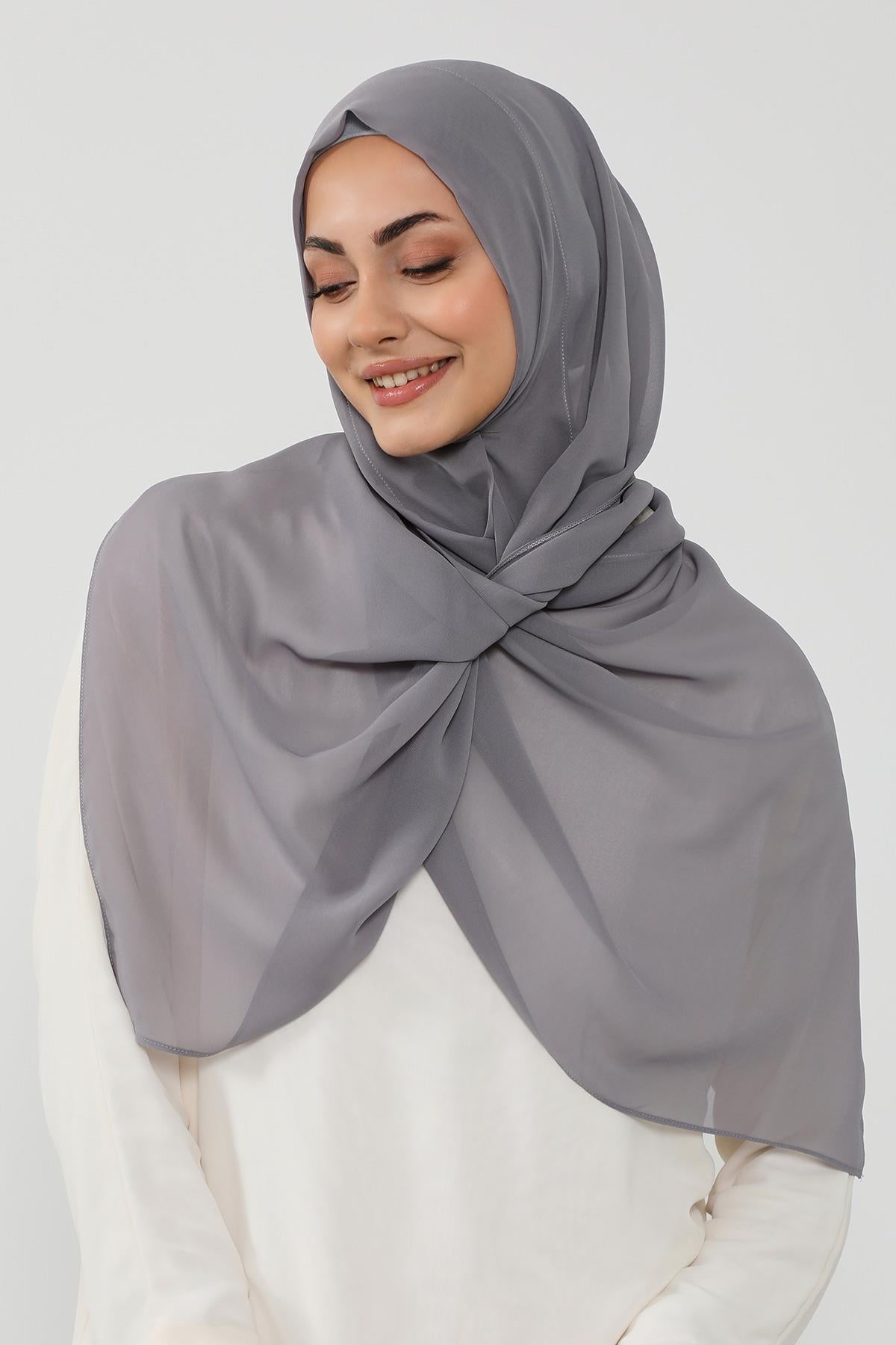 Penye Bone ve Pratik Şifon Şal İkili Takım,PS-48