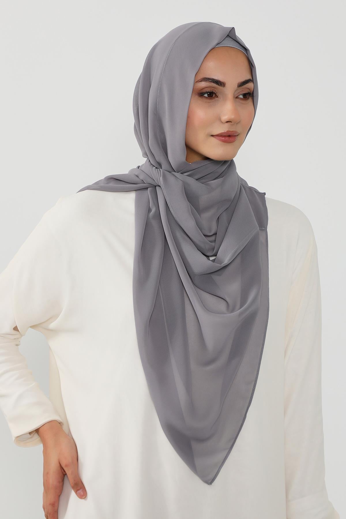 Penye Bone ve Pratik Şifon Şal İkili Takım,PS-48