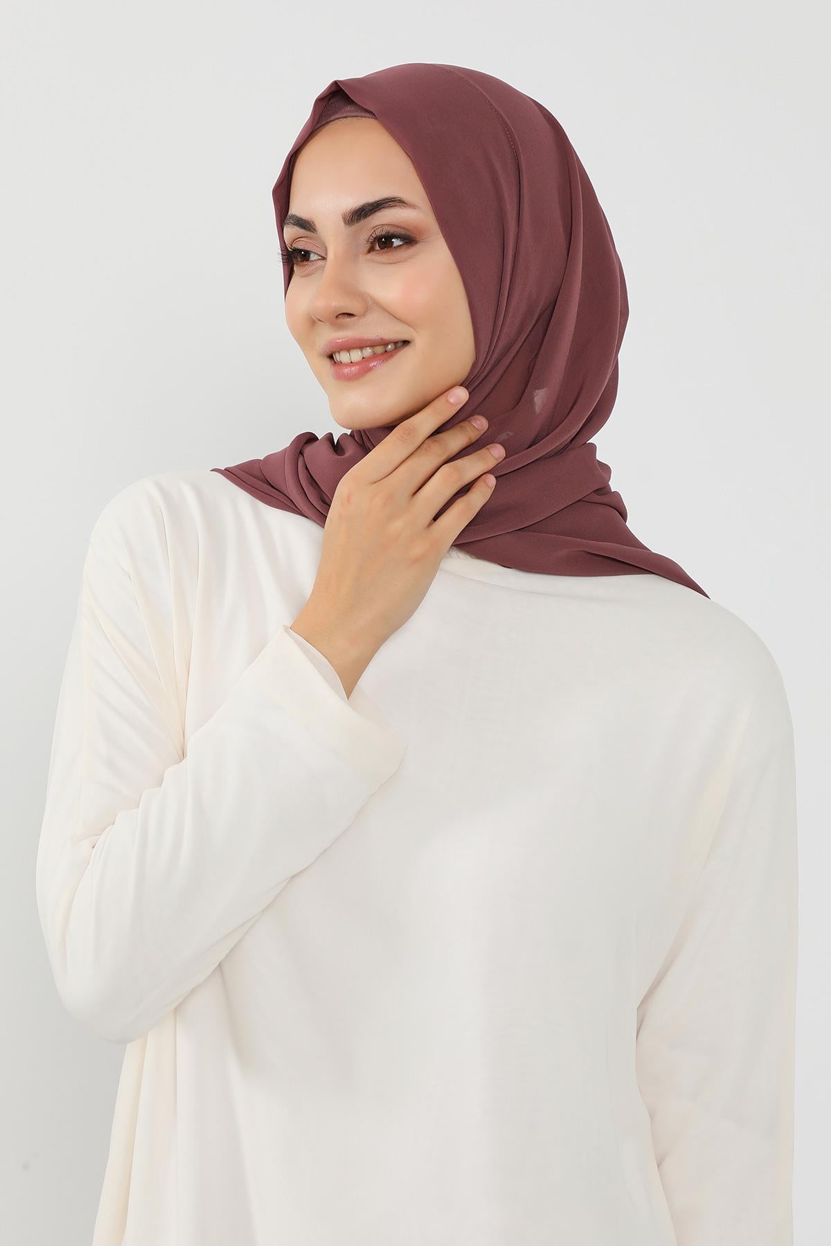 Penye Bone ve Pratik Şifon Şal İkili Takım,PS-48