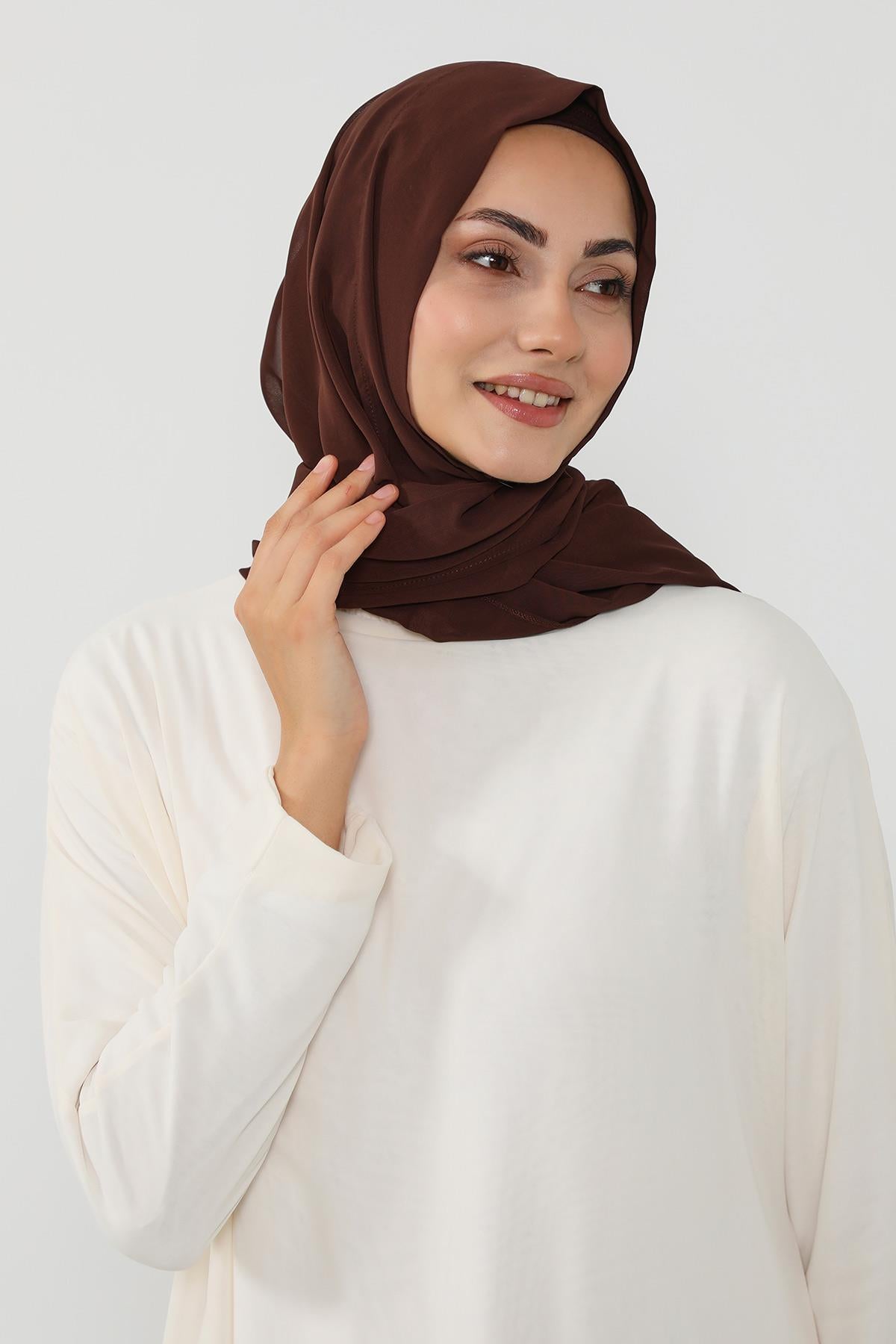 Penye Bone ve Pratik Şifon Şal İkili Takım,PS-48