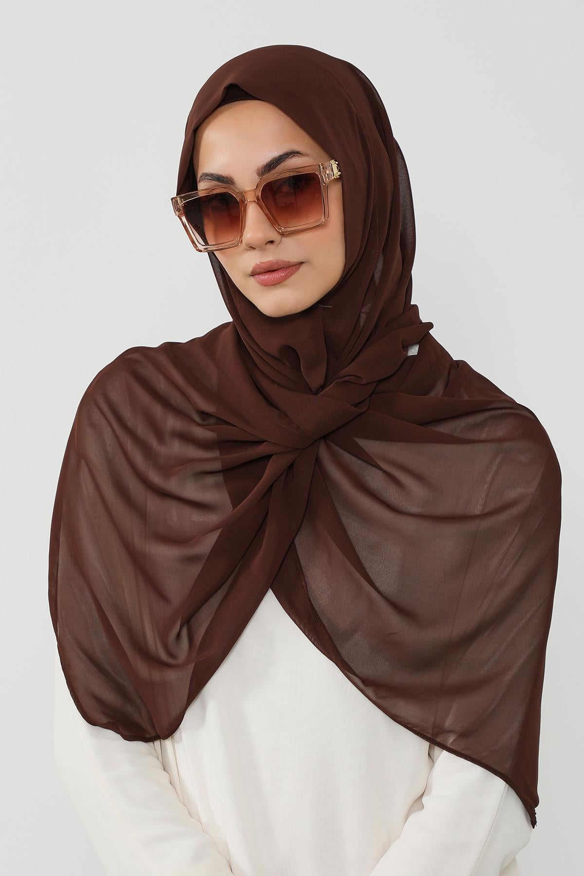 Penye Bone ve Pratik Şifon Şal İkili Takım,PS-48