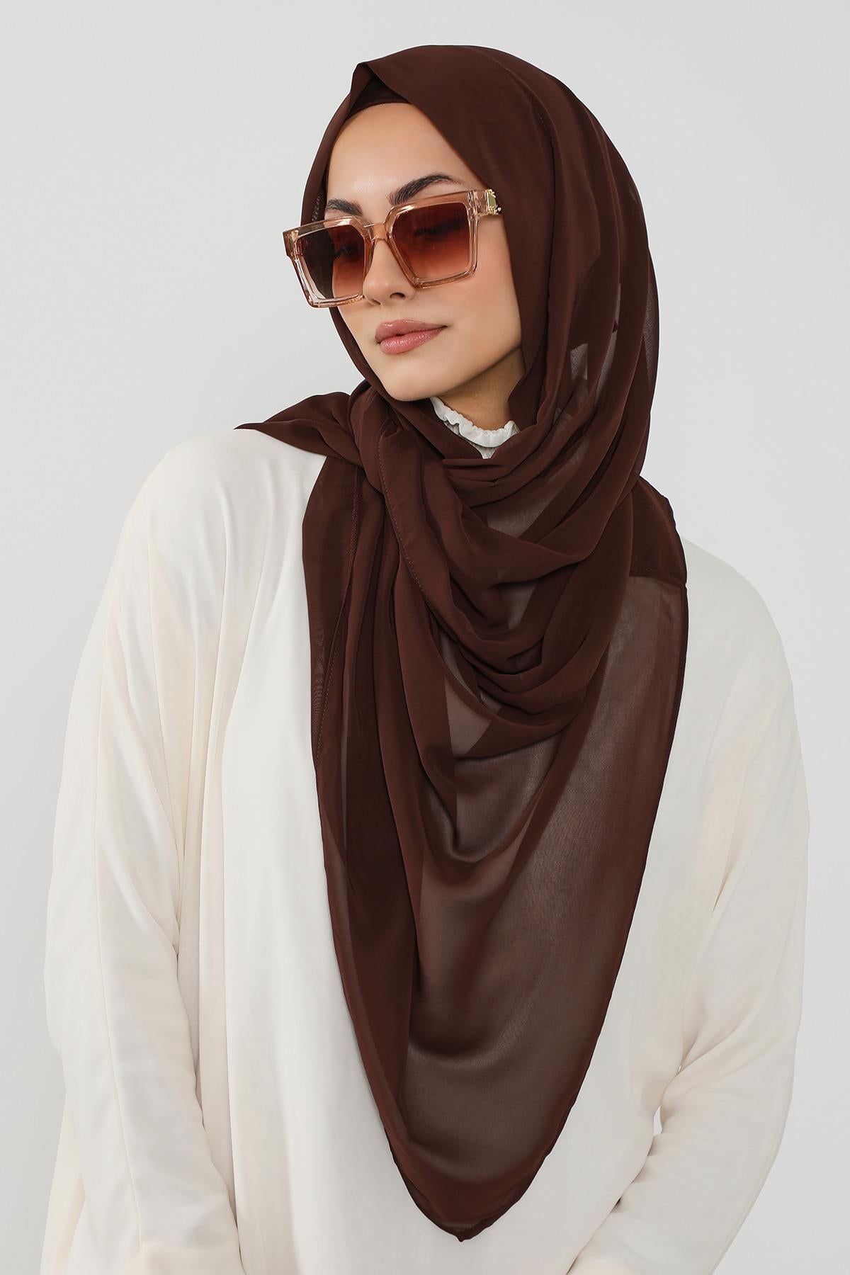 Penye Bone ve Pratik Şifon Şal İkili Takım,PS-48