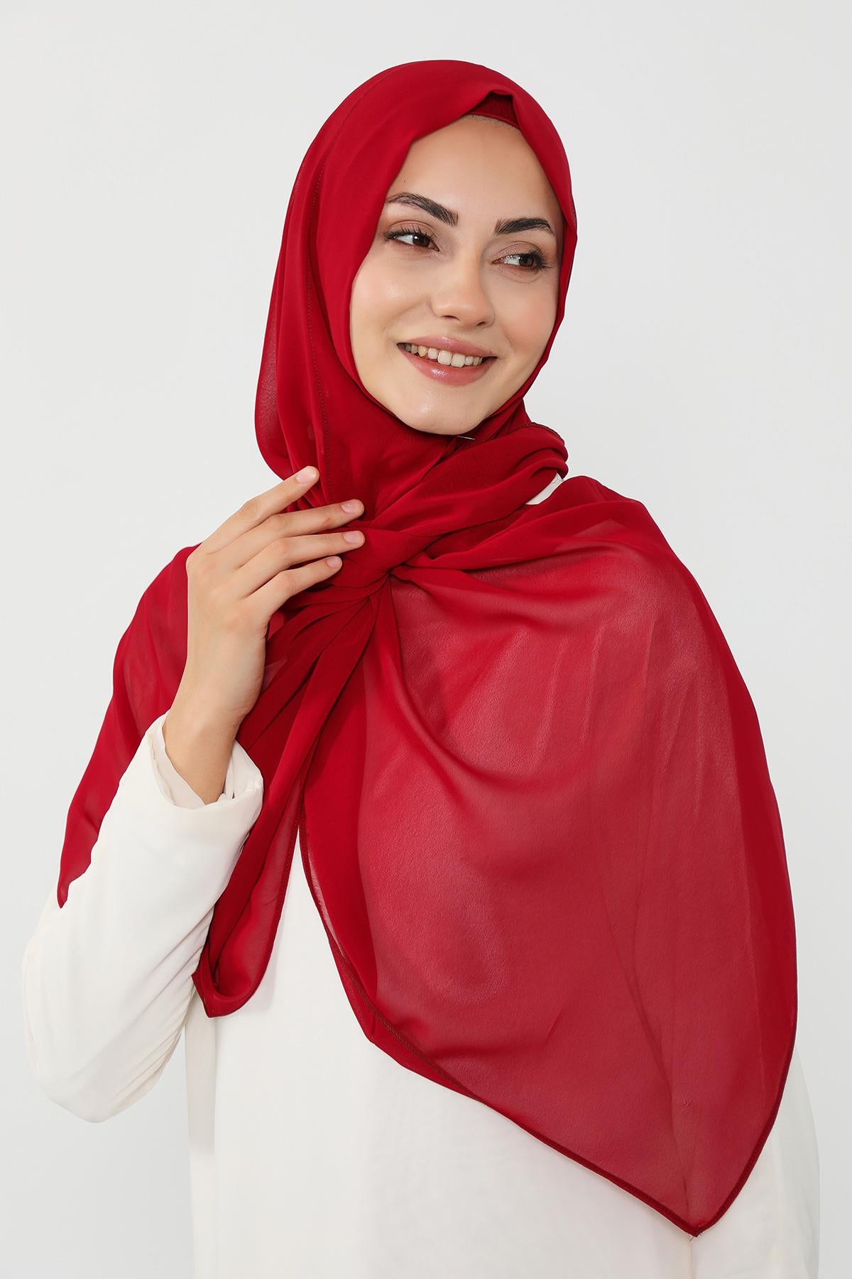 Penye Bone ve Pratik Şifon Şal İkili Takım,PS-48