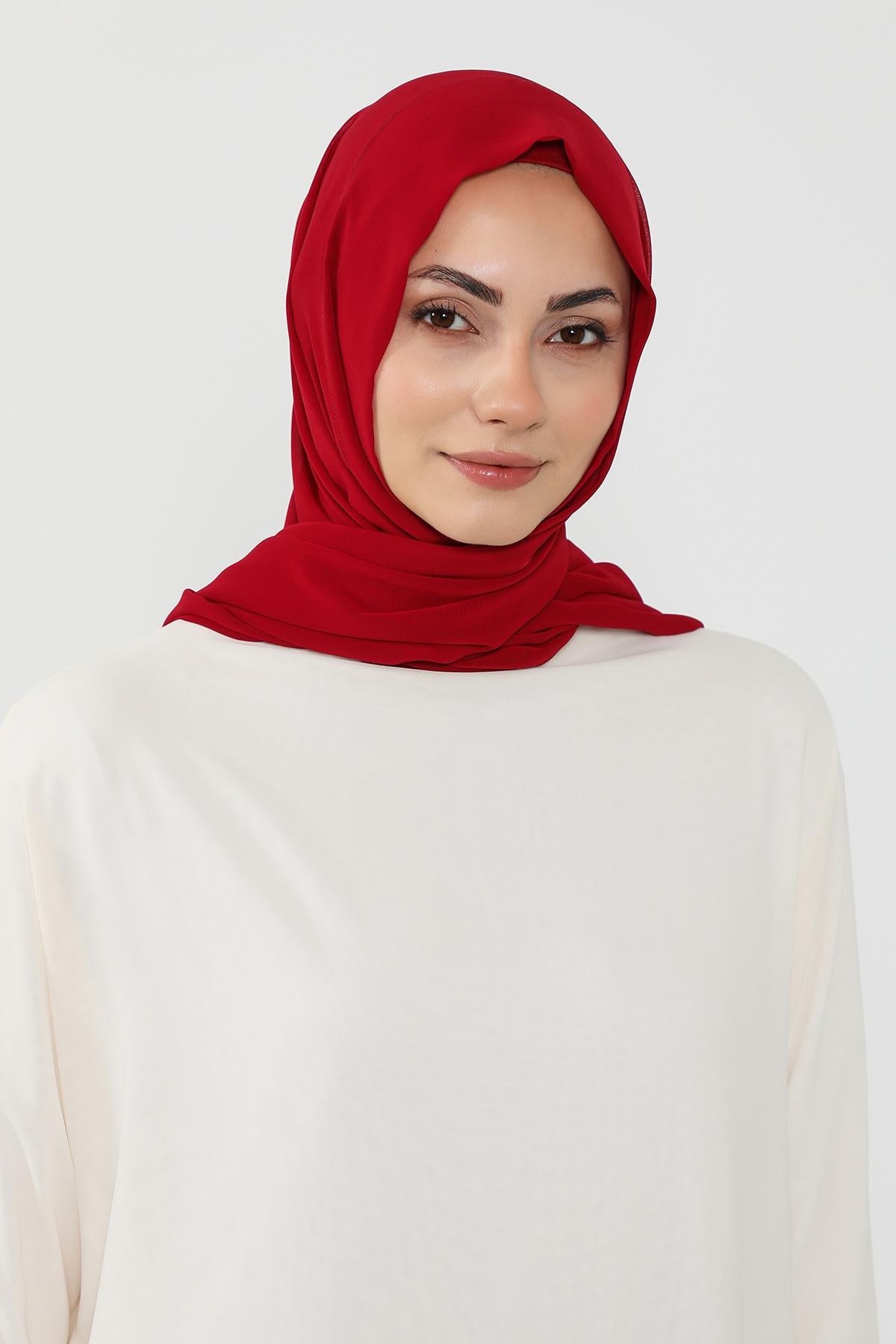 Penye Bone ve Pratik Şifon Şal İkili Takım,PS-48