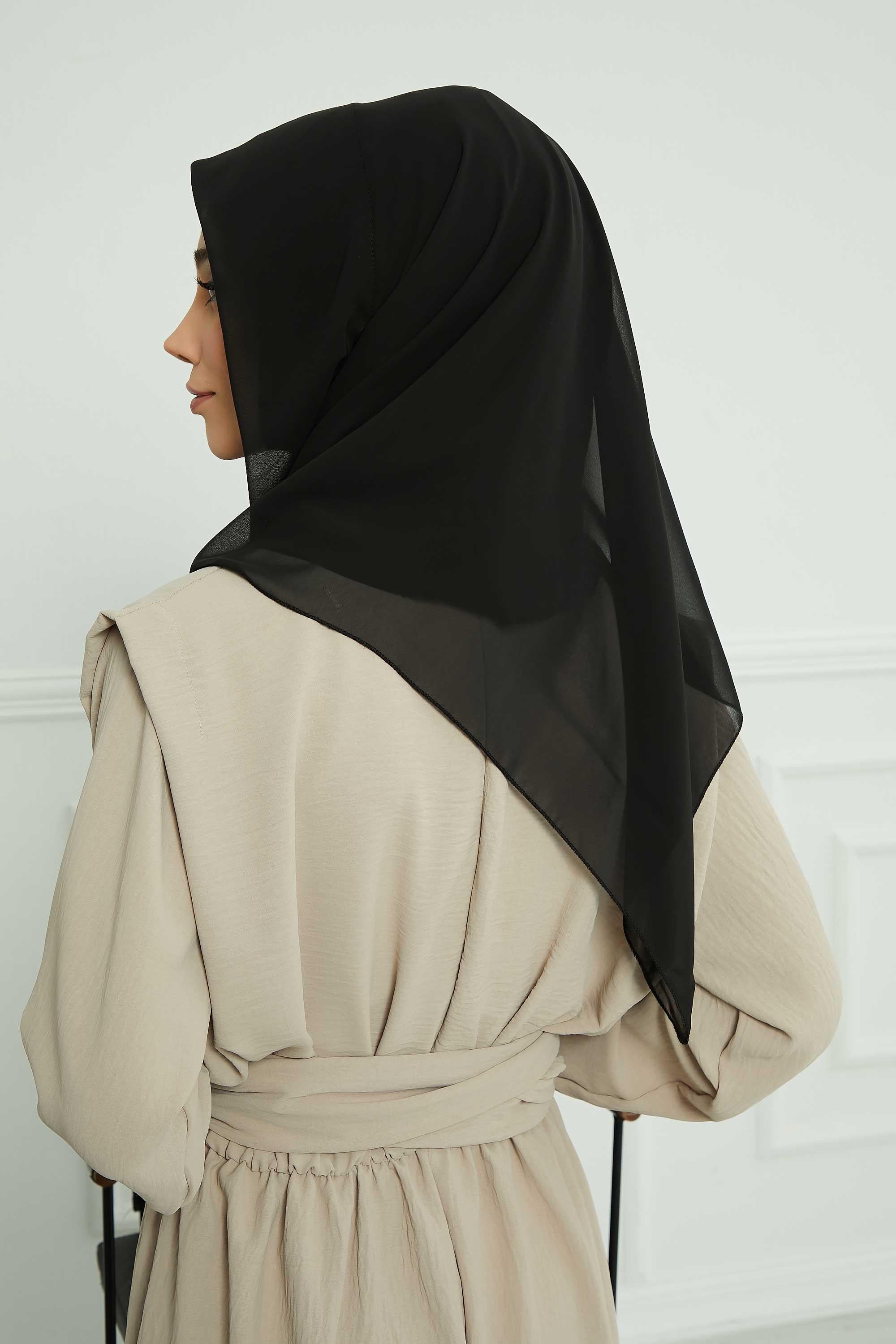 Penye İç Boneli Şifon Şal,PS-45