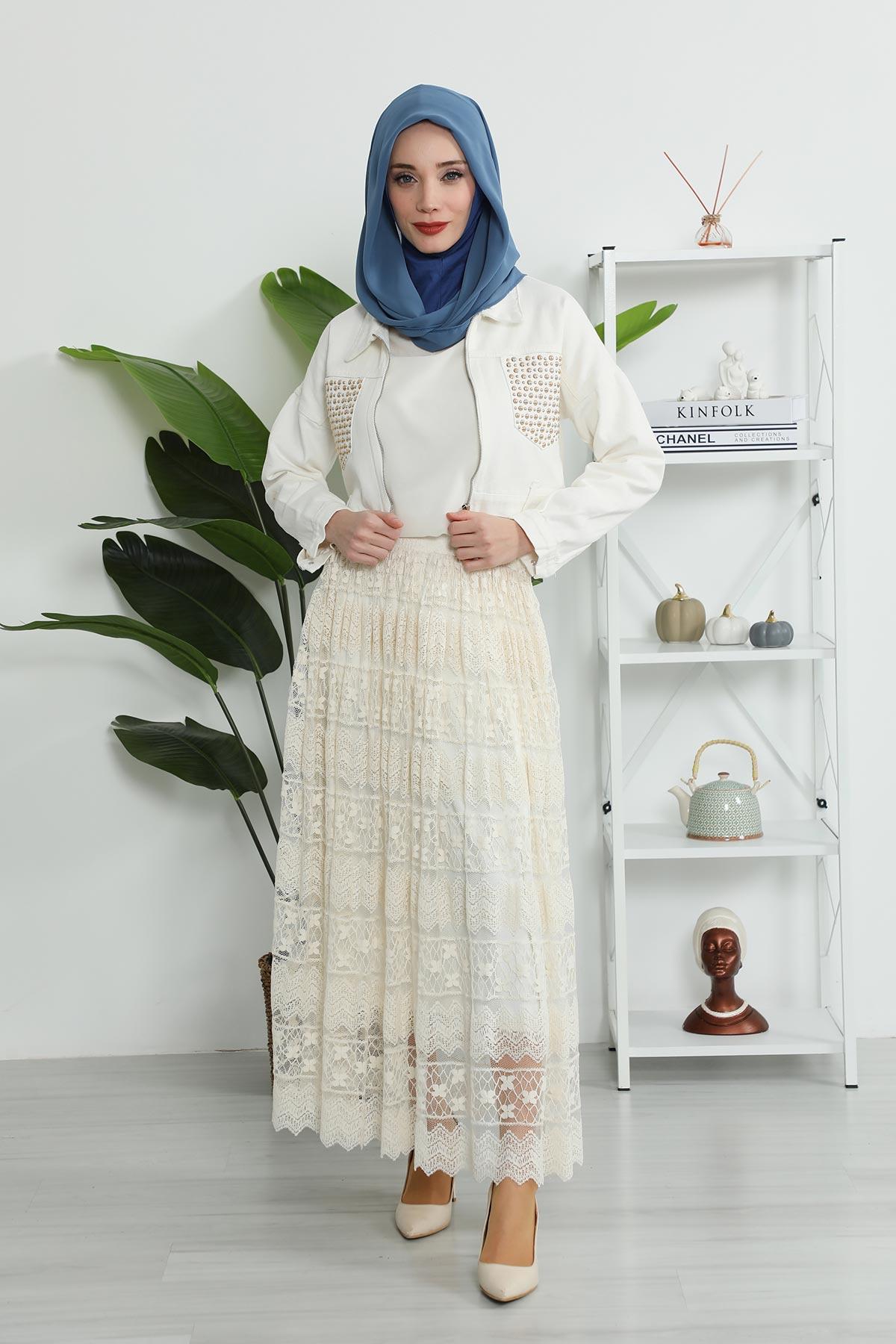 Penye İç Boneli Şifon Şal,PS-45