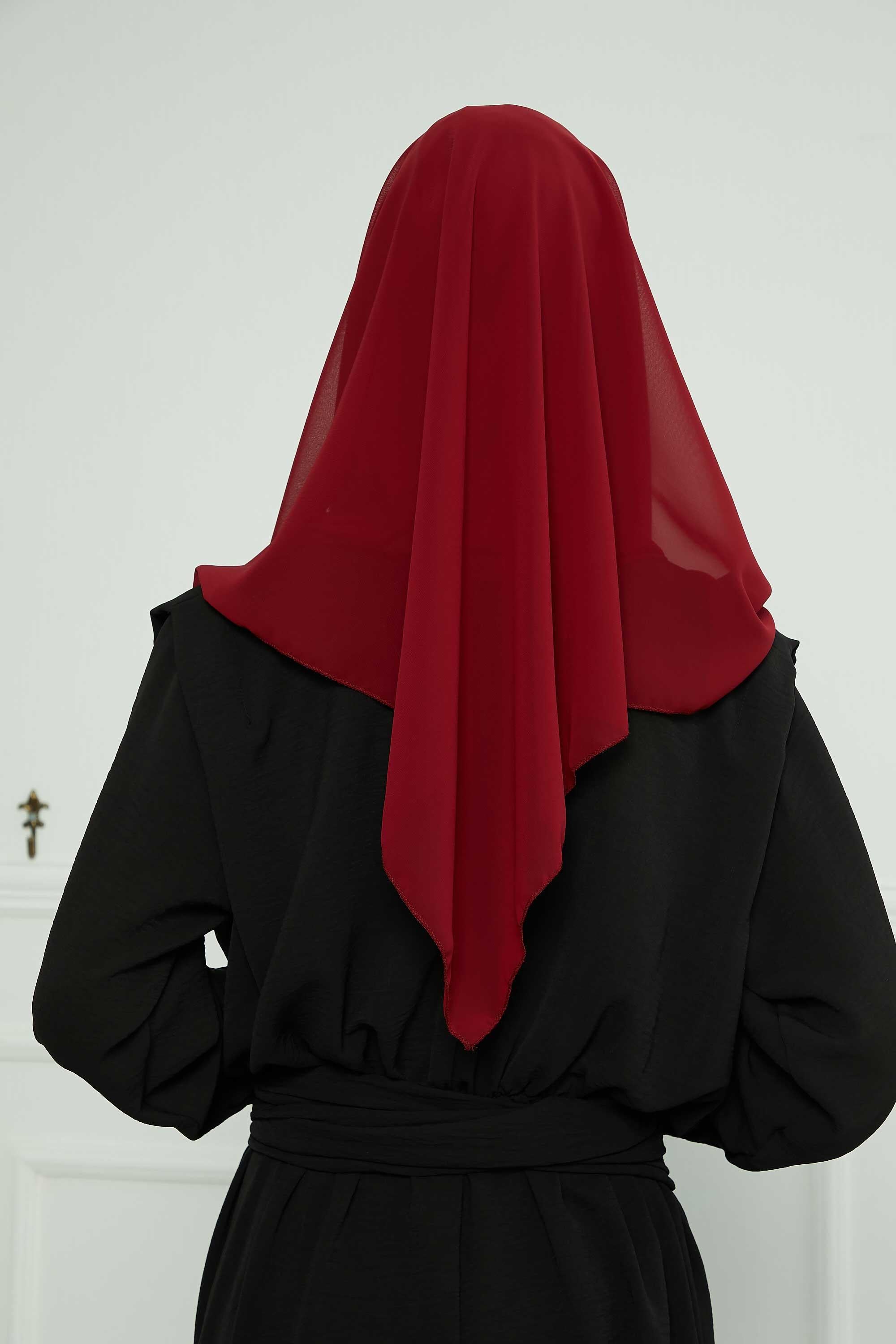 Penye İç Boneli Şifon Şal,PS-45