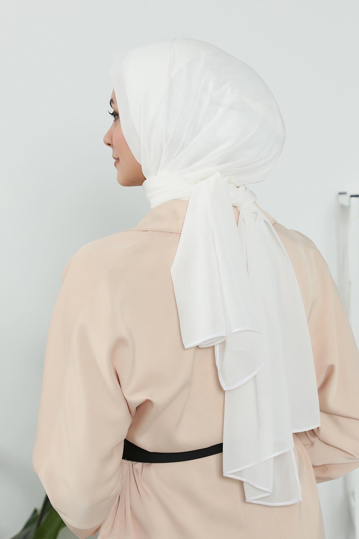 Penye İç Boneli Şifon Şal,PS-46