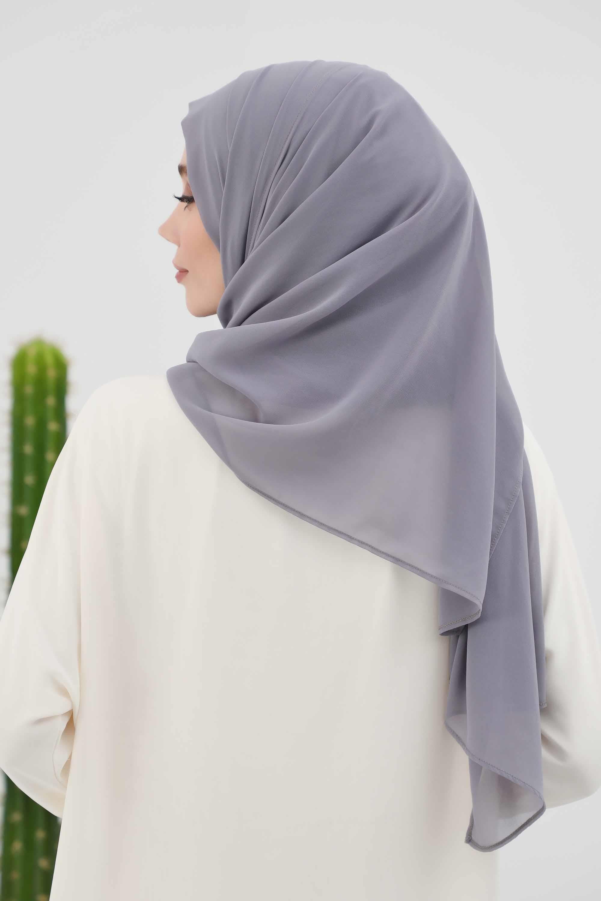 Penye İç Boneli Şifon Şal,PS-46