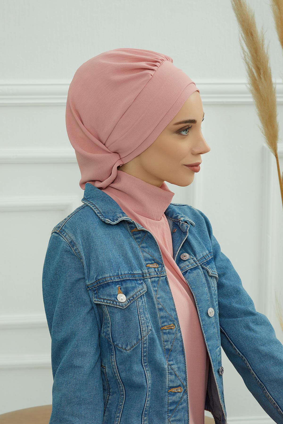 Pileli Hazır Türban,HT-91