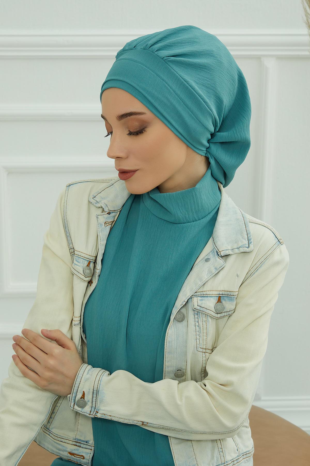 Pileli Hazır Türban,HT-91