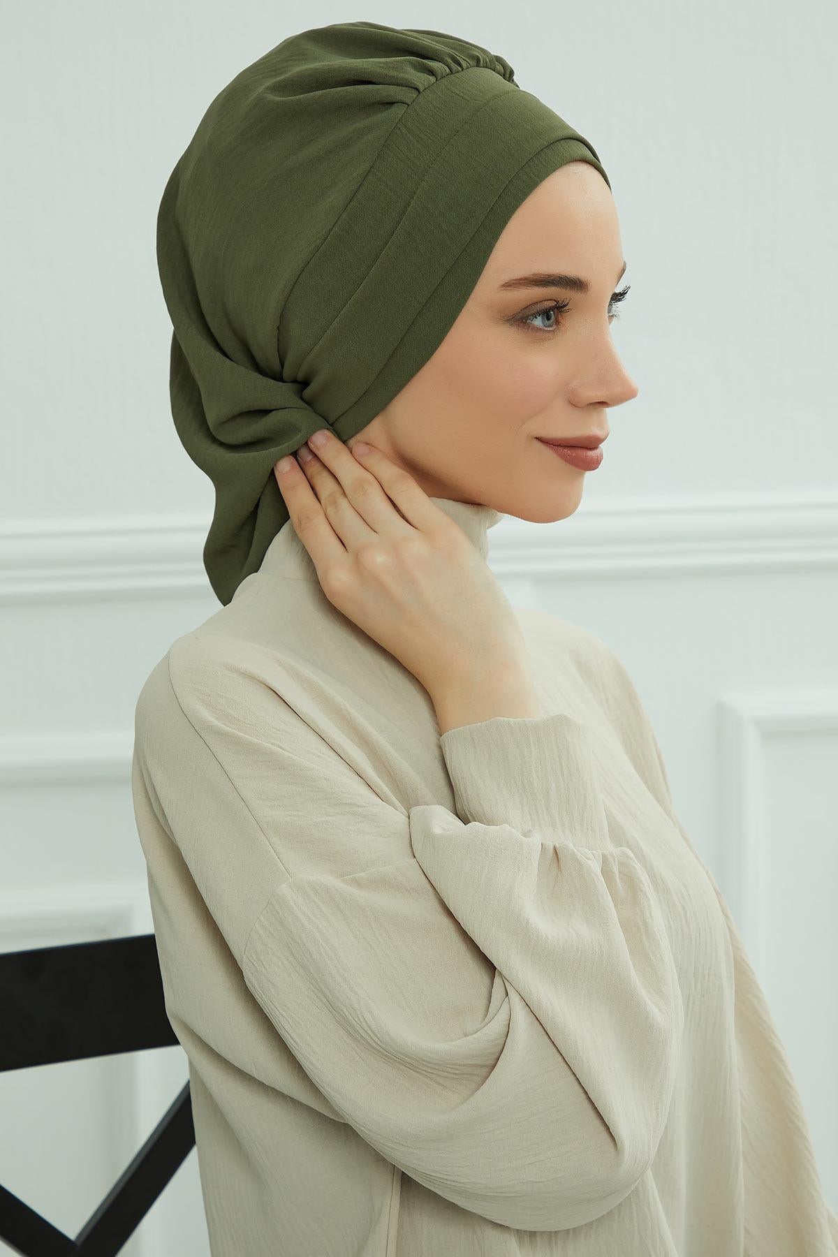 Pileli Hazır Türban,HT-91