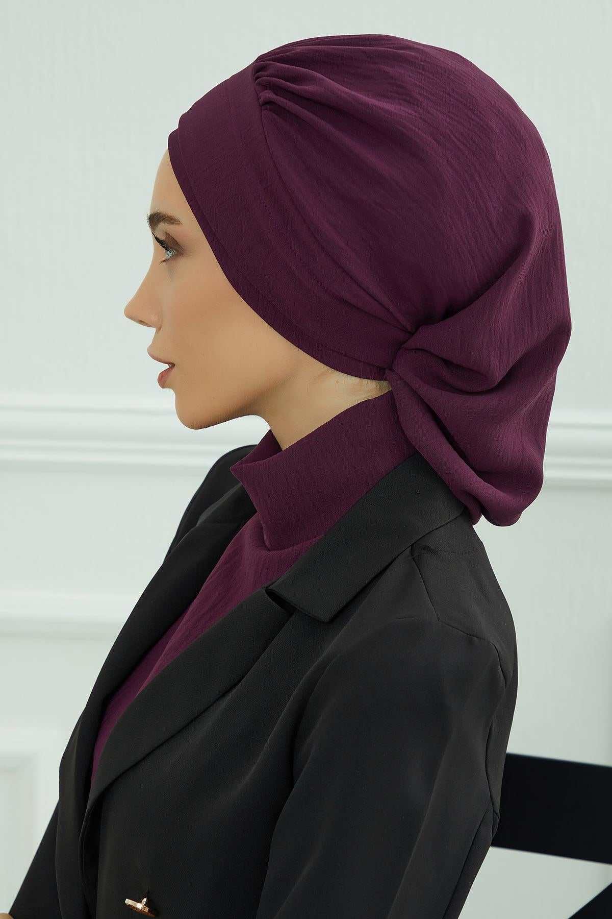 Pileli Hazır Türban,HT-91