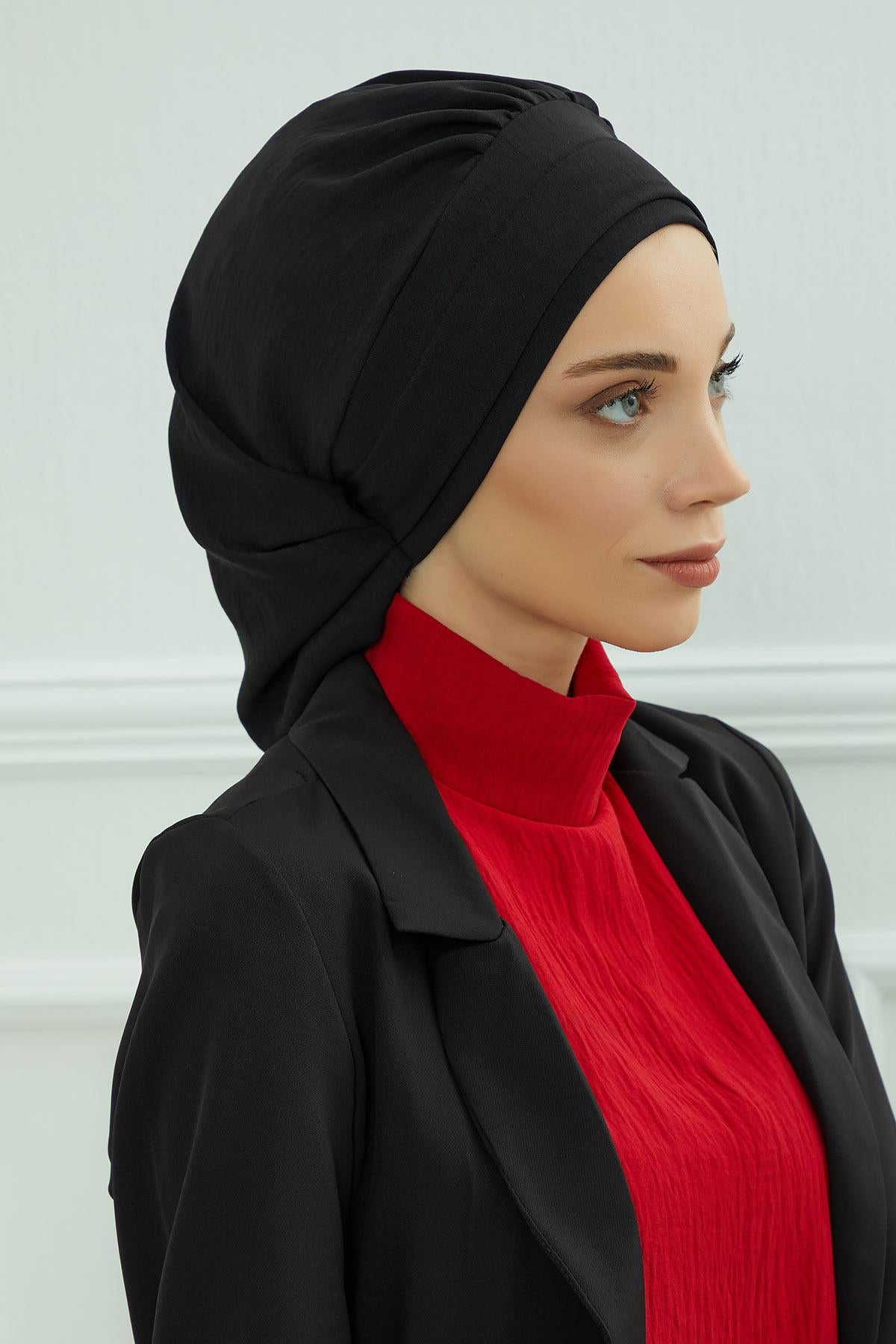 Pileli Hazır Türban,HT-91