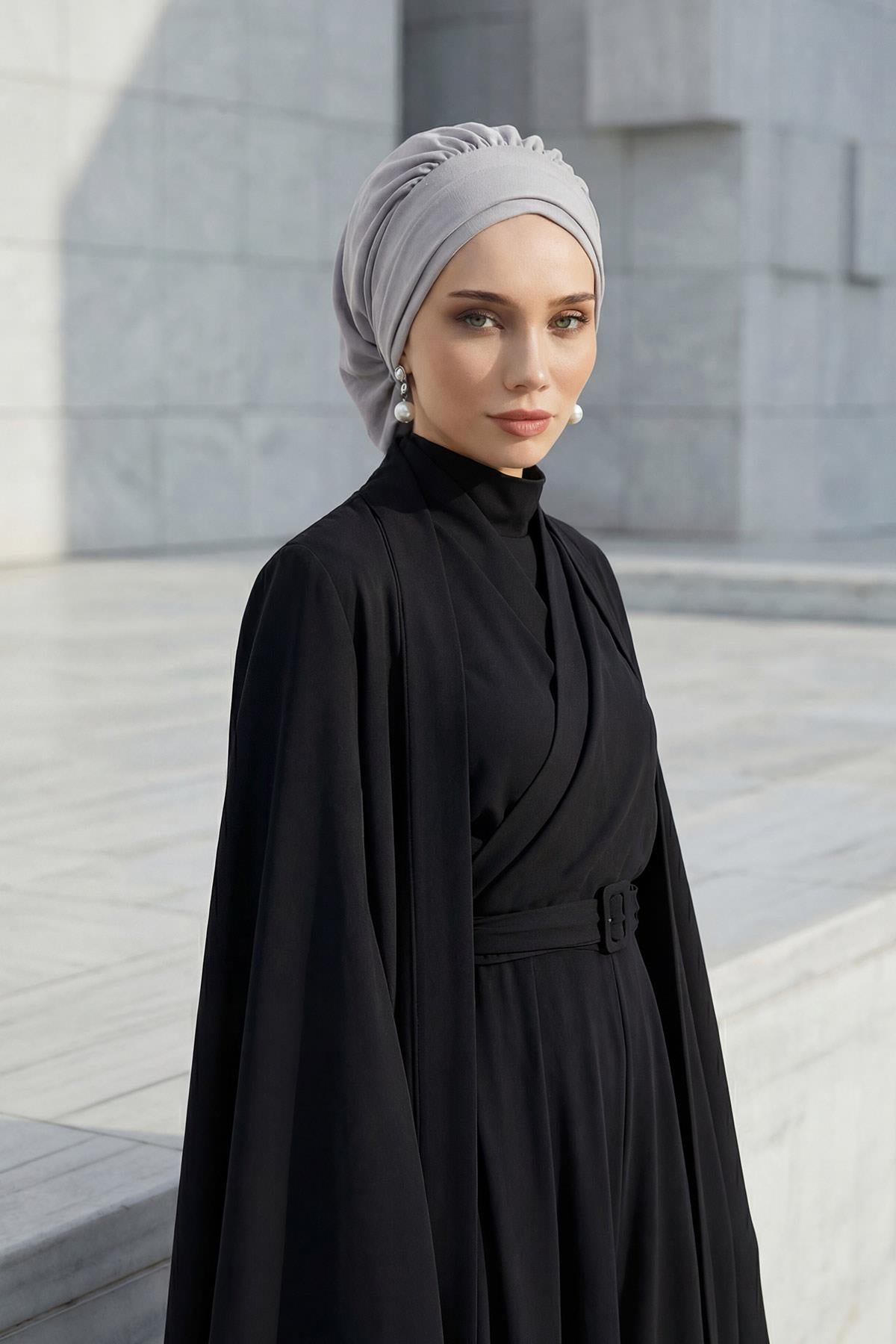 Pileli Hazır Türban,HT-91