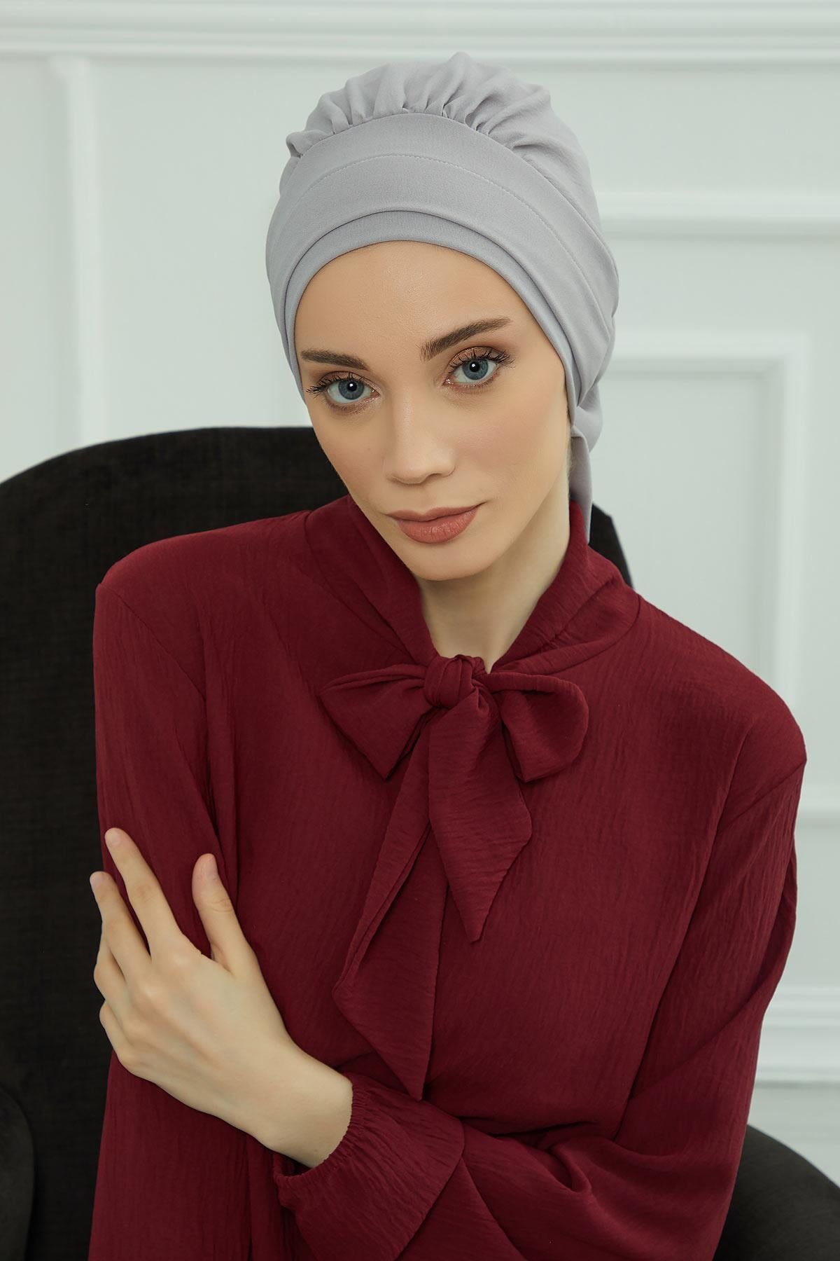 Pileli Hazır Türban,HT-91