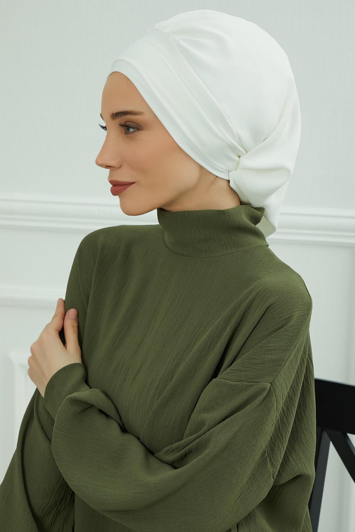 Pileli Hazır Türban,HT-91