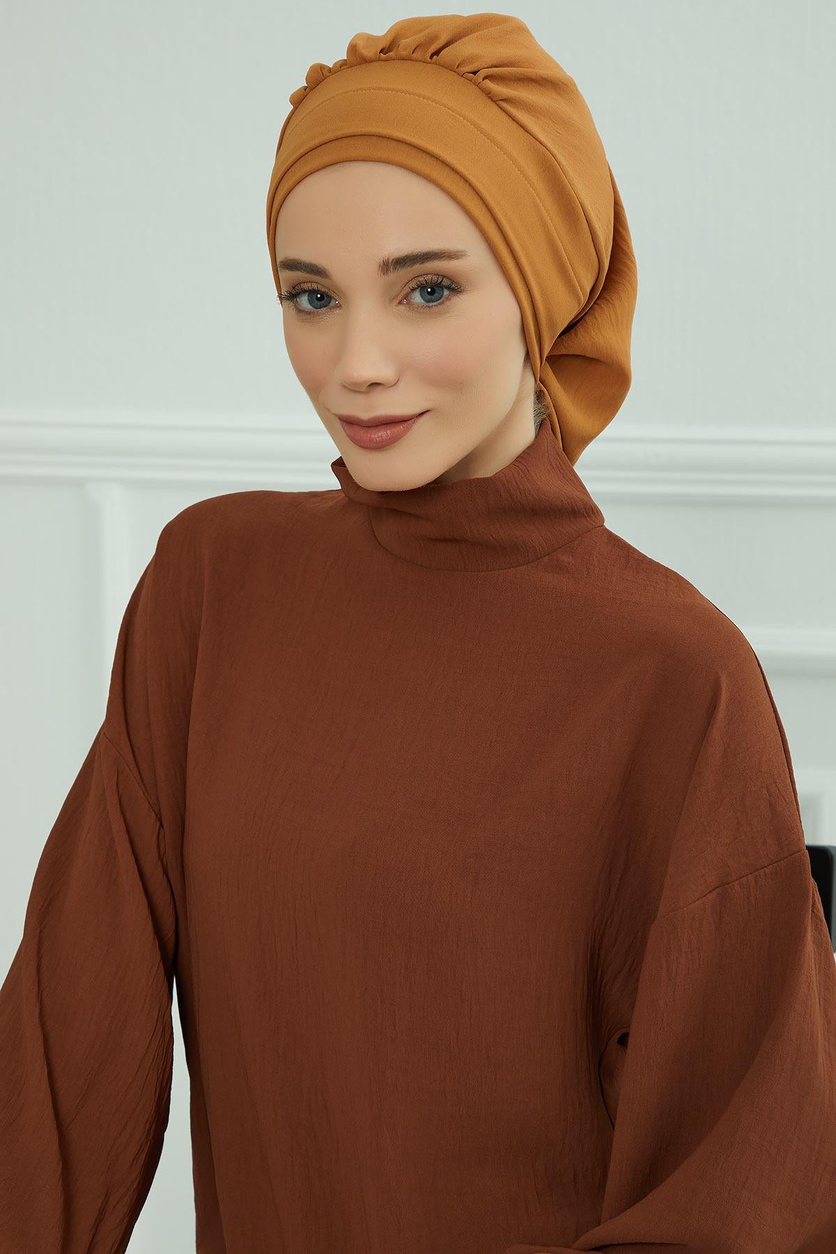 Pileli Hazır Türban,HT-91