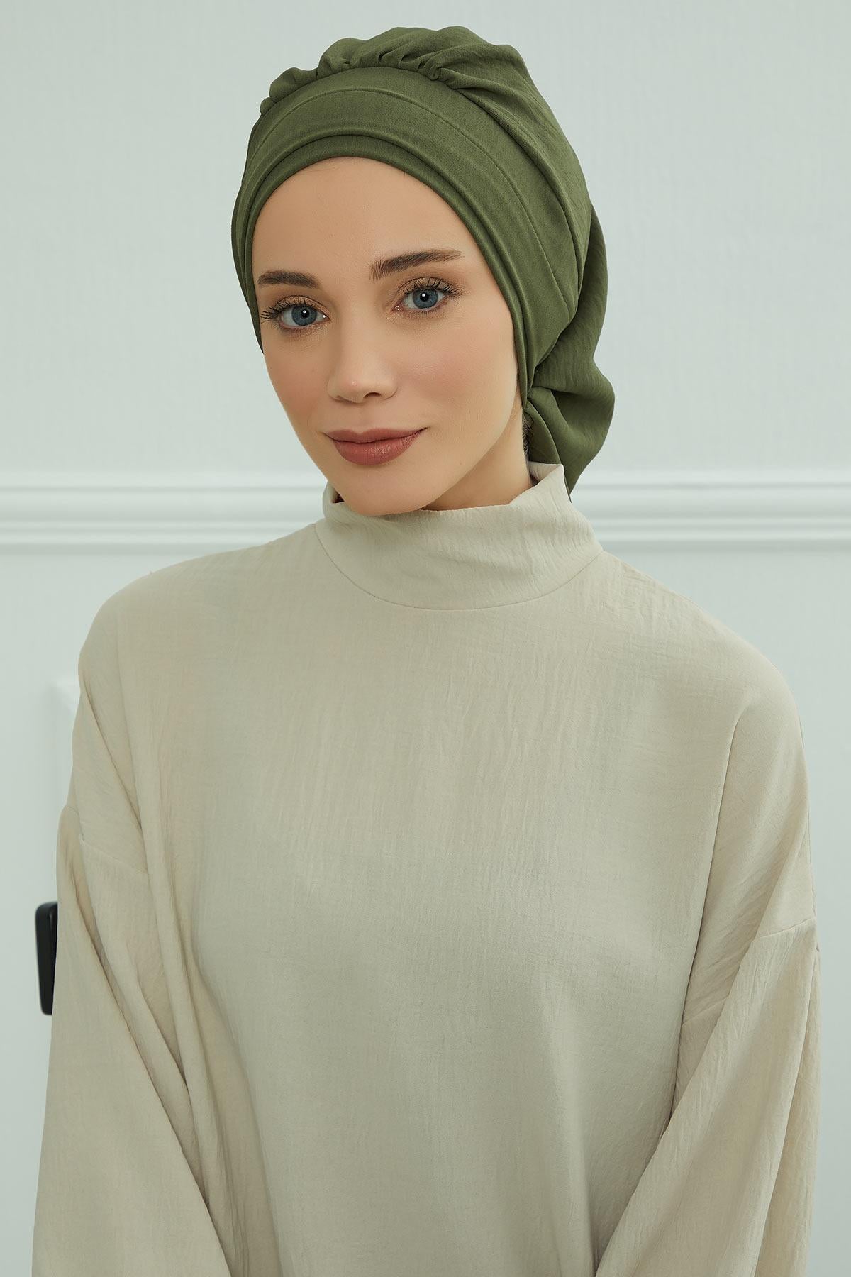 Pileli Hazır Türban,HT-91