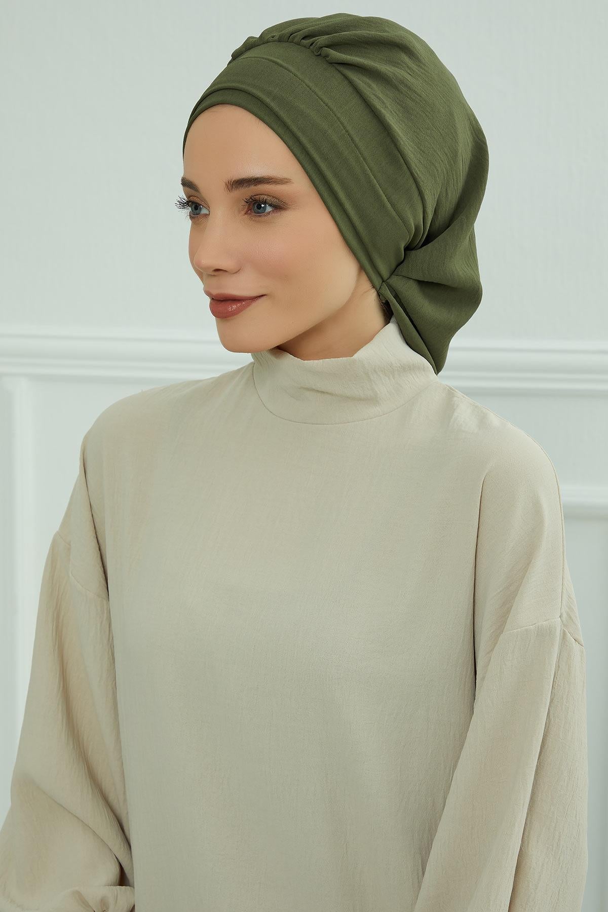 Pileli Hazır Türban,HT-91