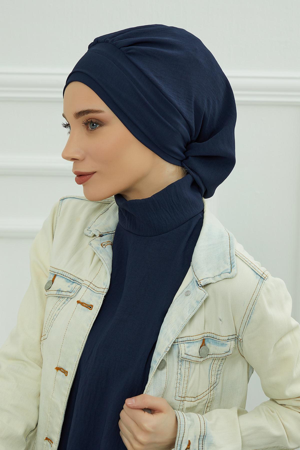 Pileli Hazır Türban,HT-91