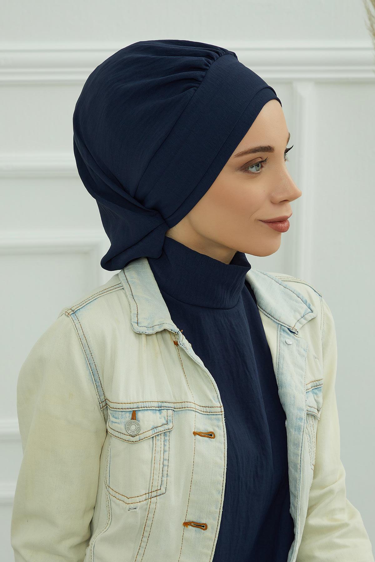 Pileli Hazır Türban,HT-91