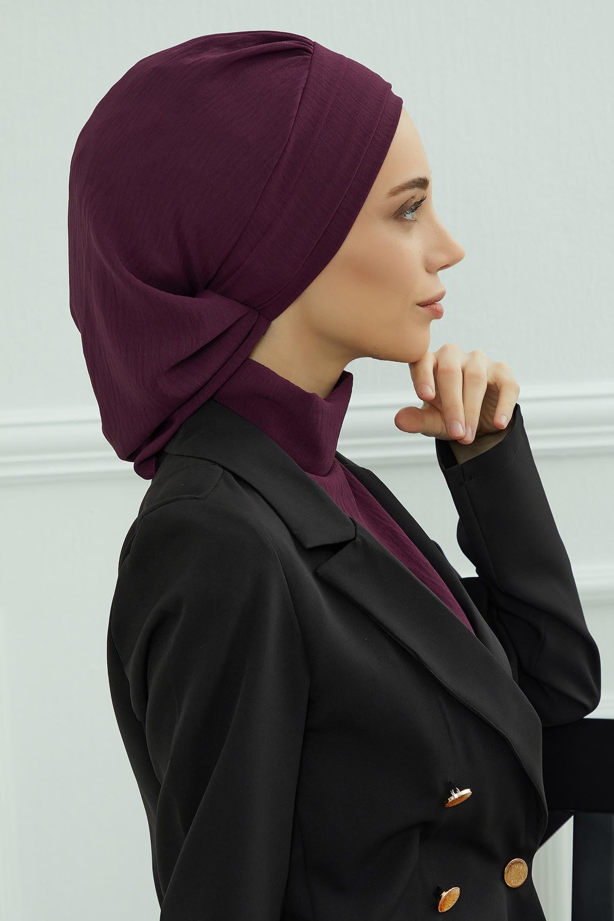 Pileli Hazır Türban,HT-91