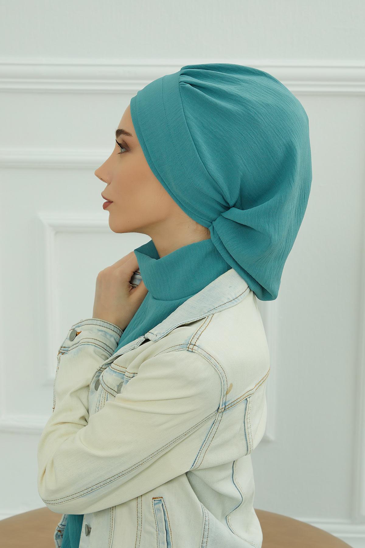 Pileli Hazır Türban,HT-91