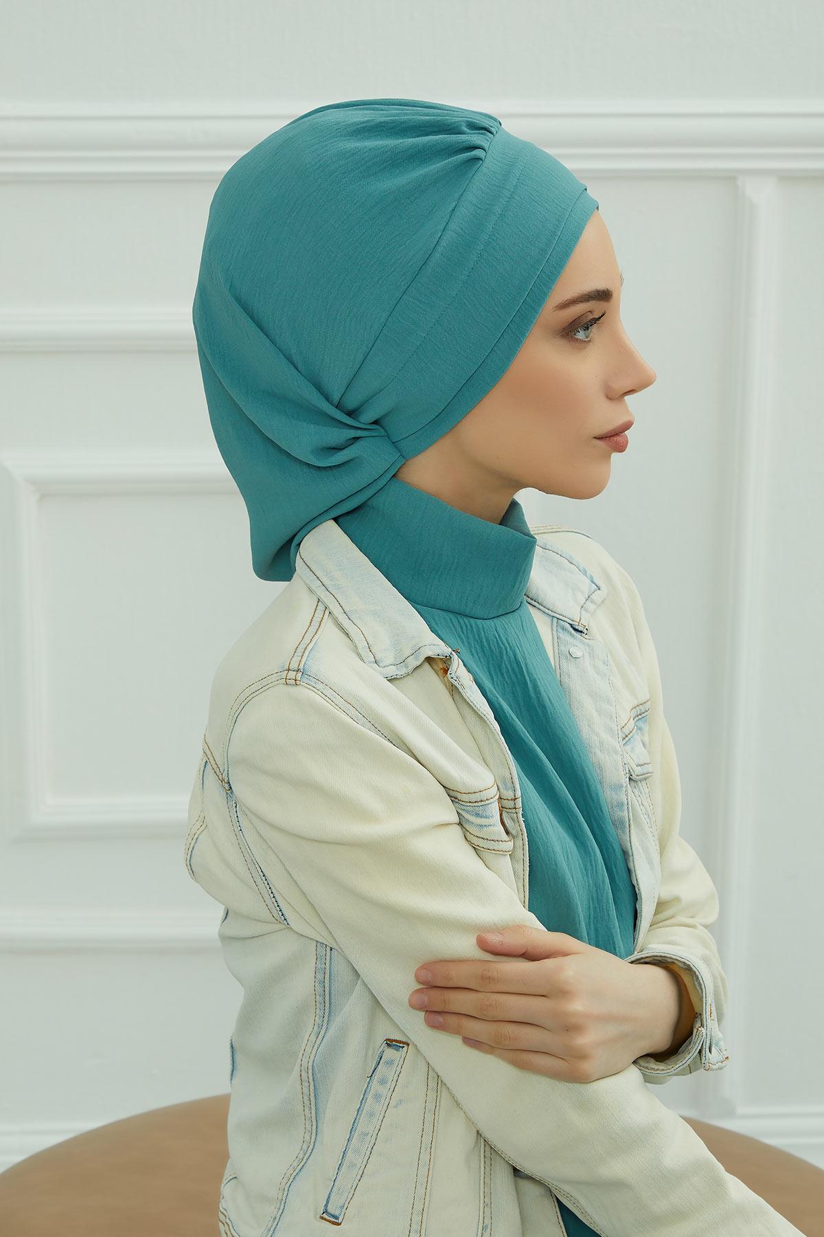 Pileli Hazır Türban,HT-91