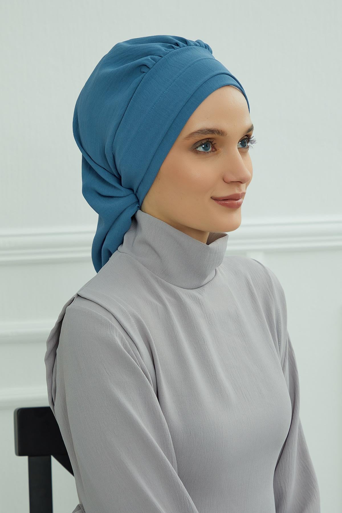 Pileli Hazır Türban,HT-91