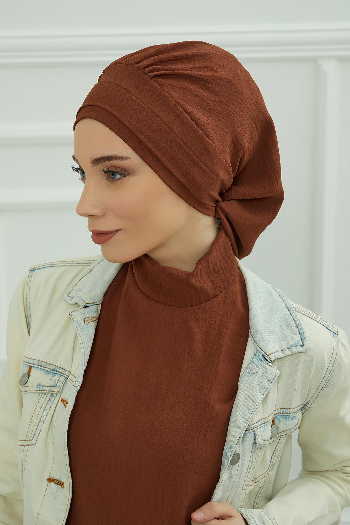 Pileli Hazır Türban,HT-91