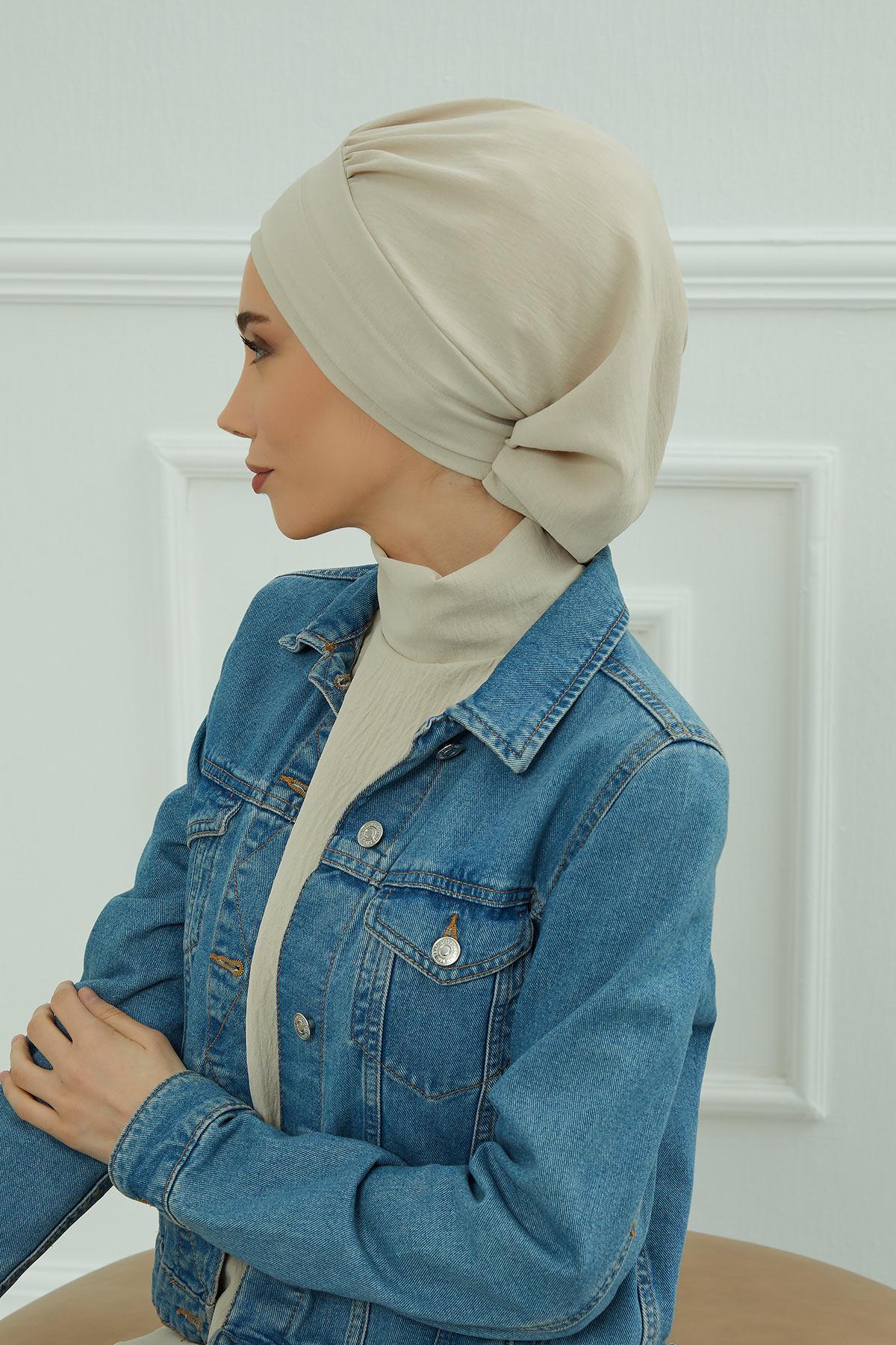 Pileli Hazır Türban,HT-91