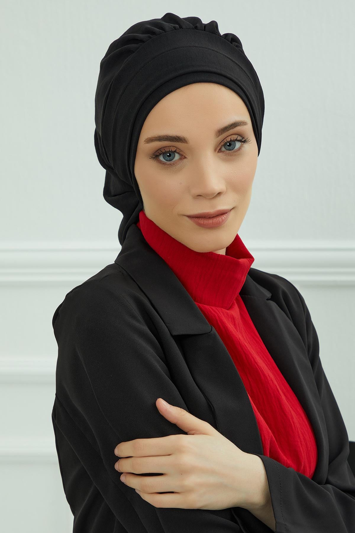 Pileli Hazır Türban,HT-91