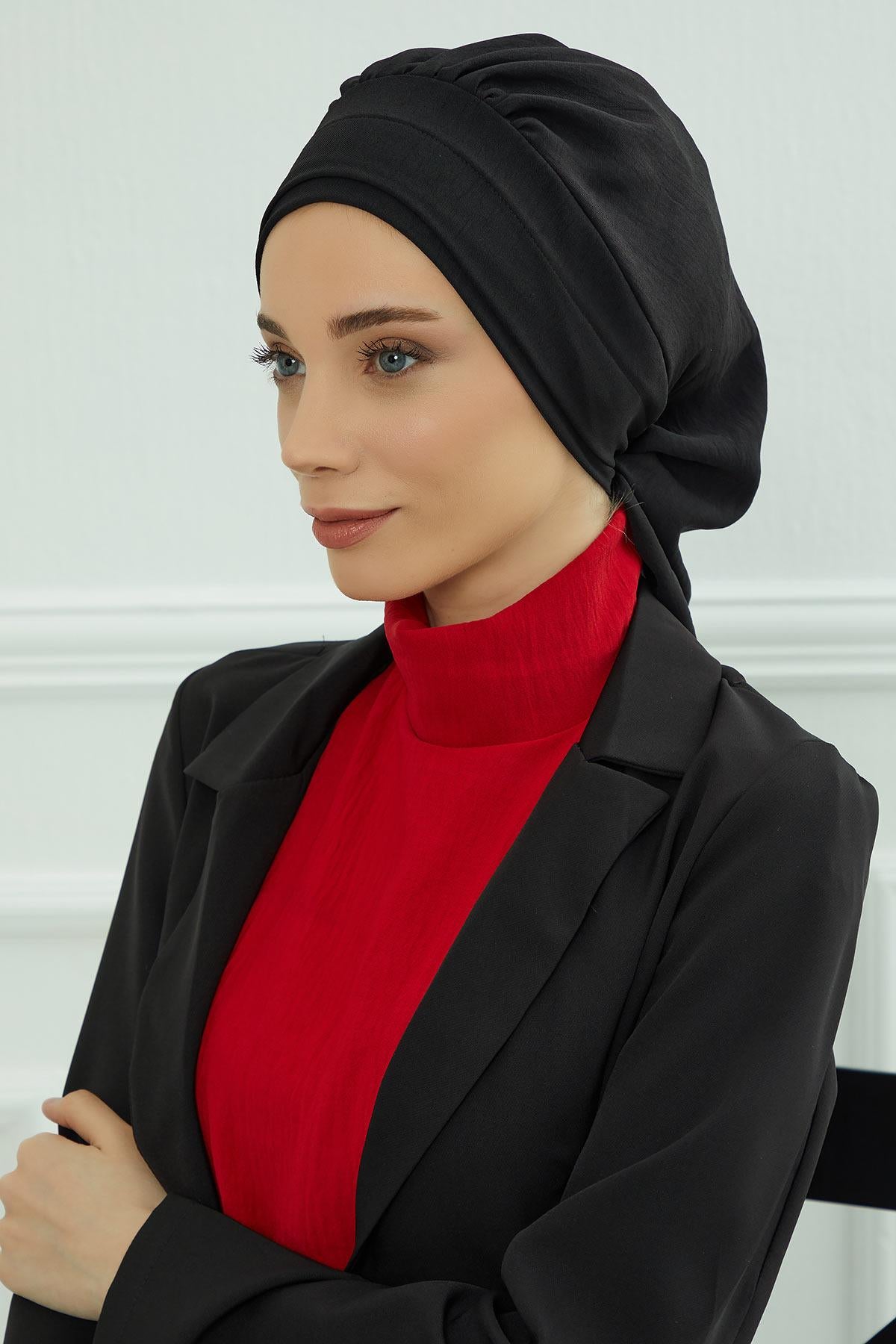 Pileli Hazır Türban,HT-91