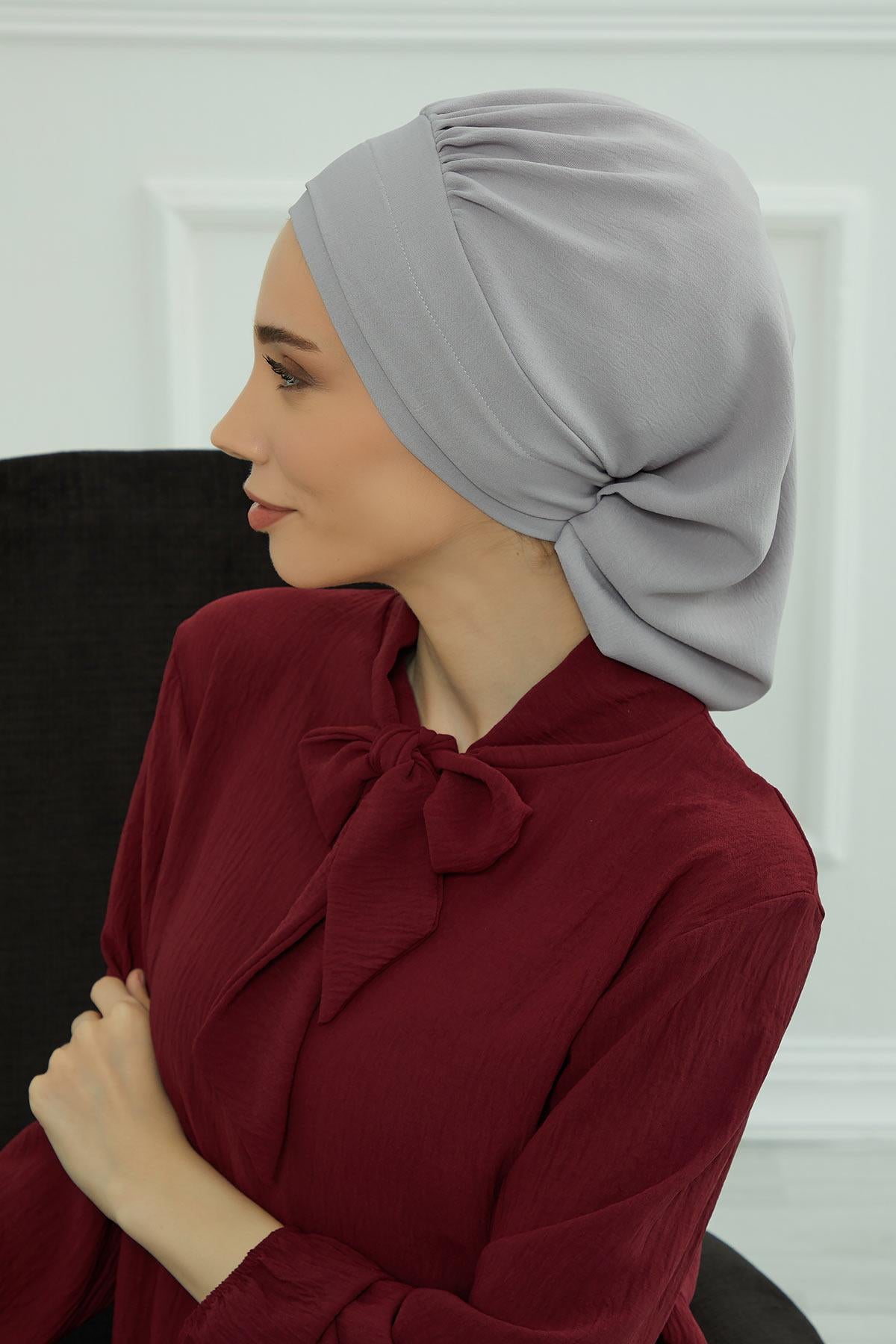 Pileli Hazır Türban,HT-91