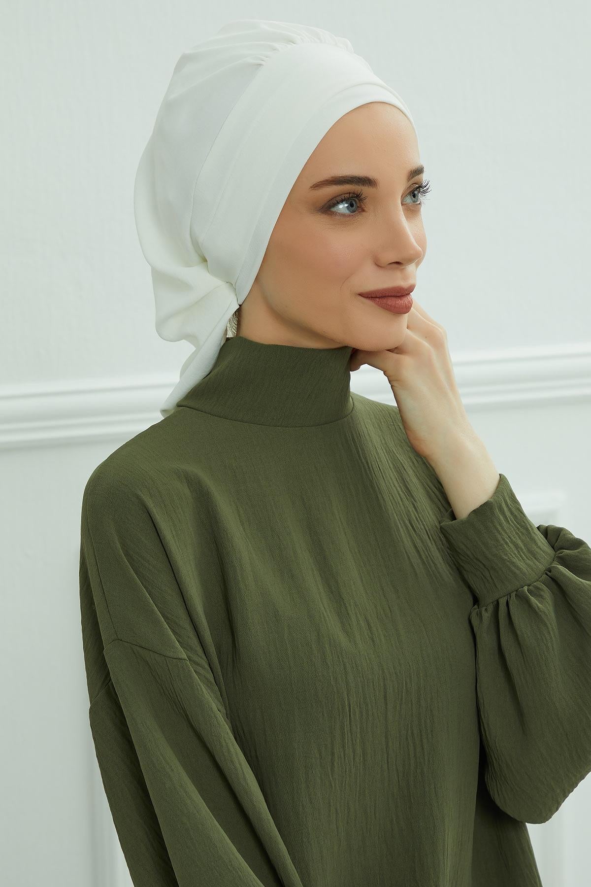 Pileli Hazır Türban,HT-91