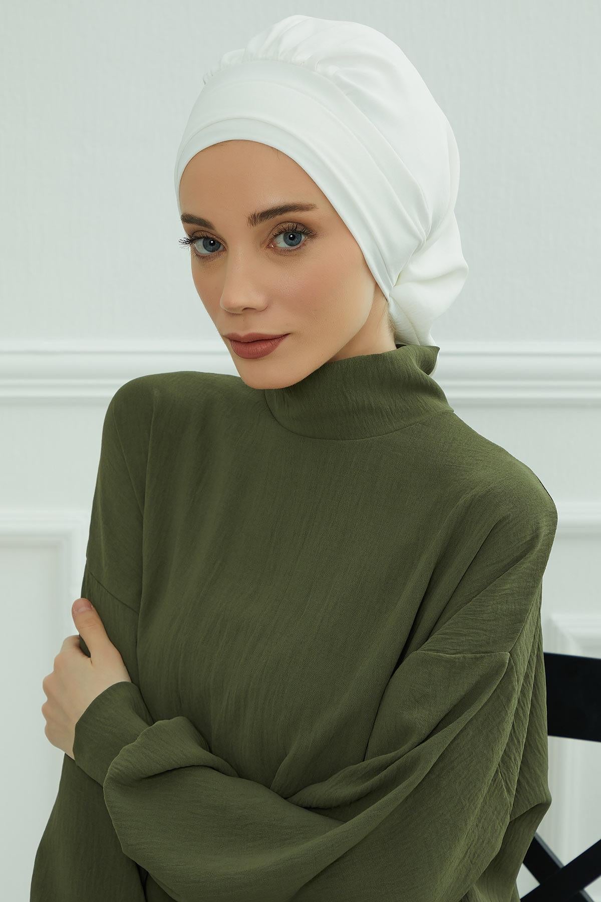 Pileli Hazır Türban,HT-91