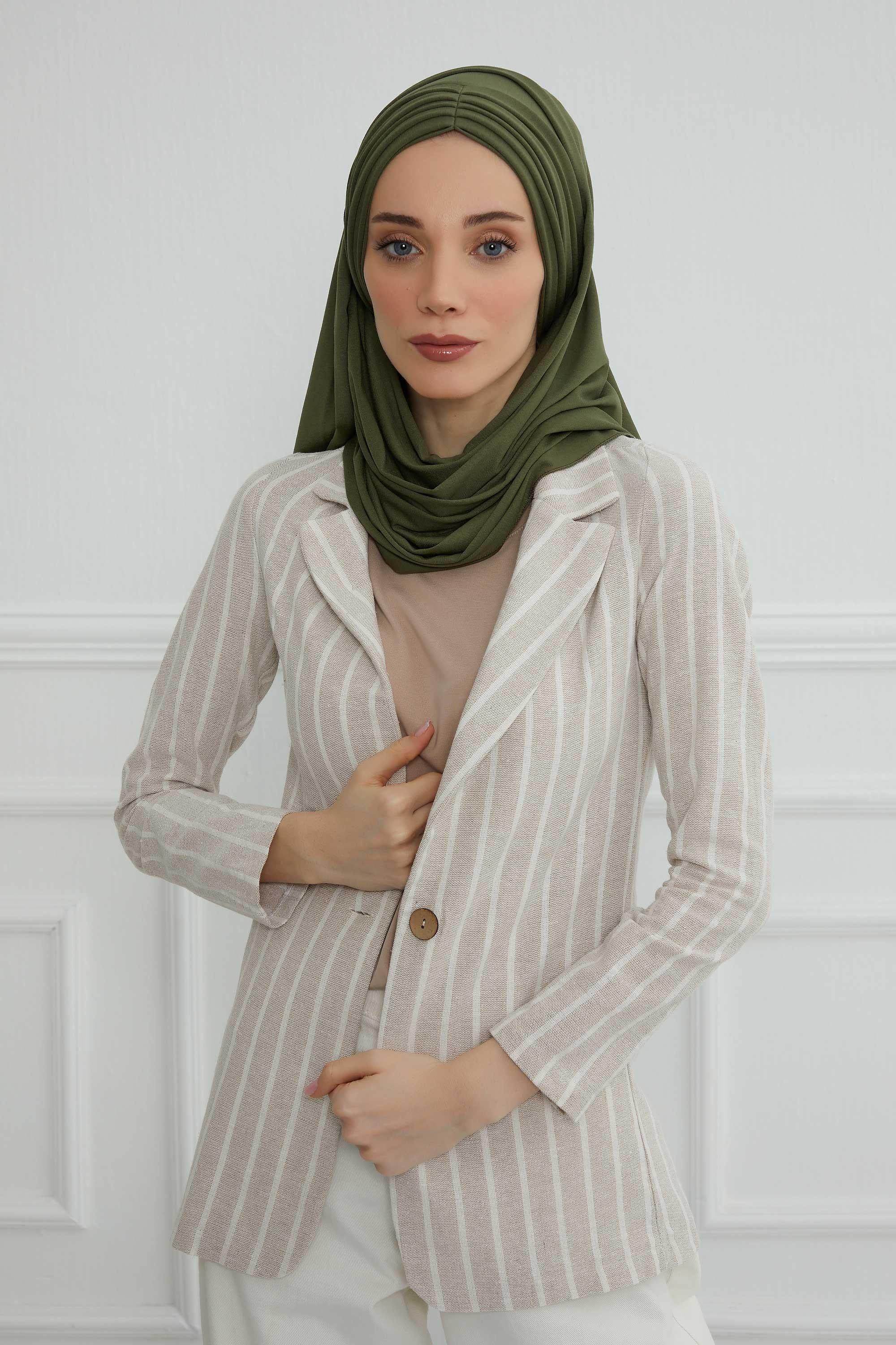 Pileli Pratik Penye Şal,CPS-41