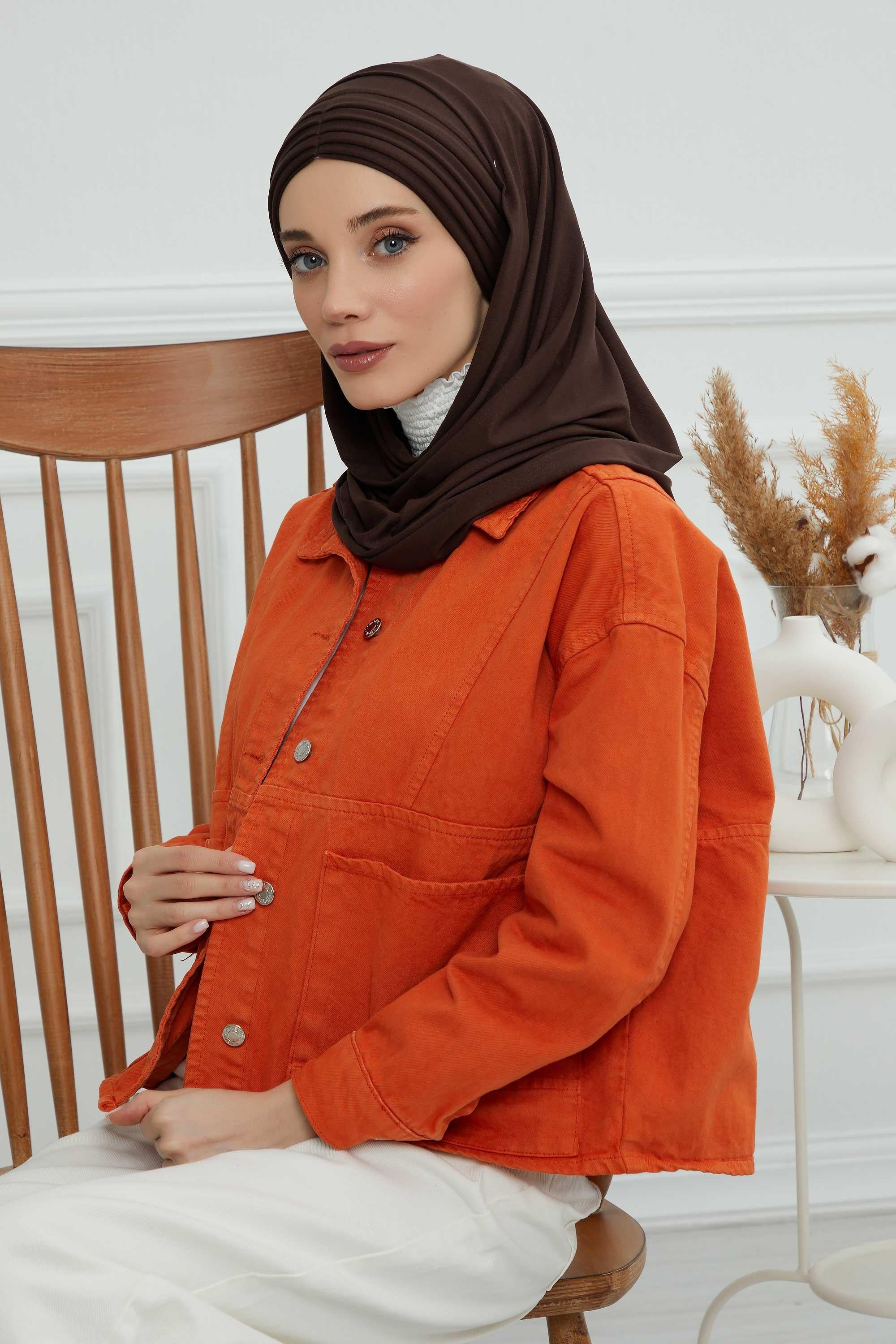 Pileli Pratik Penye Şal,CPS-41