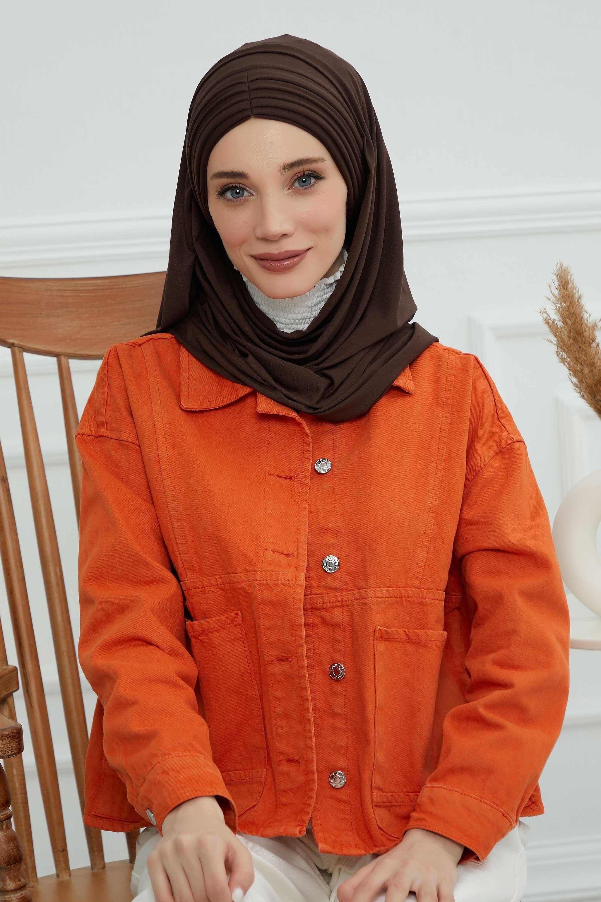 Pileli Pratik Penye Şal,CPS-41