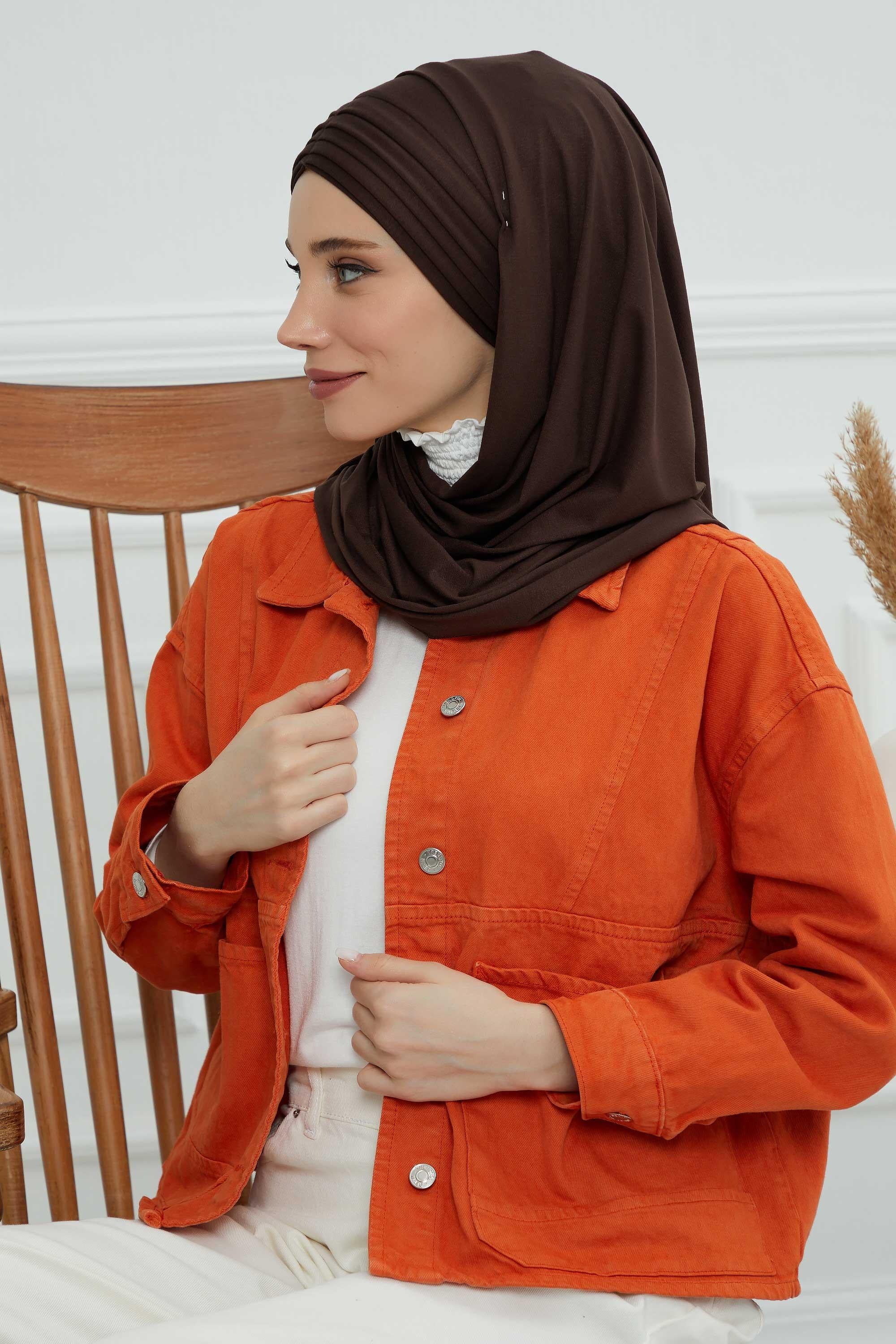 Pileli Pratik Penye Şal,CPS-41