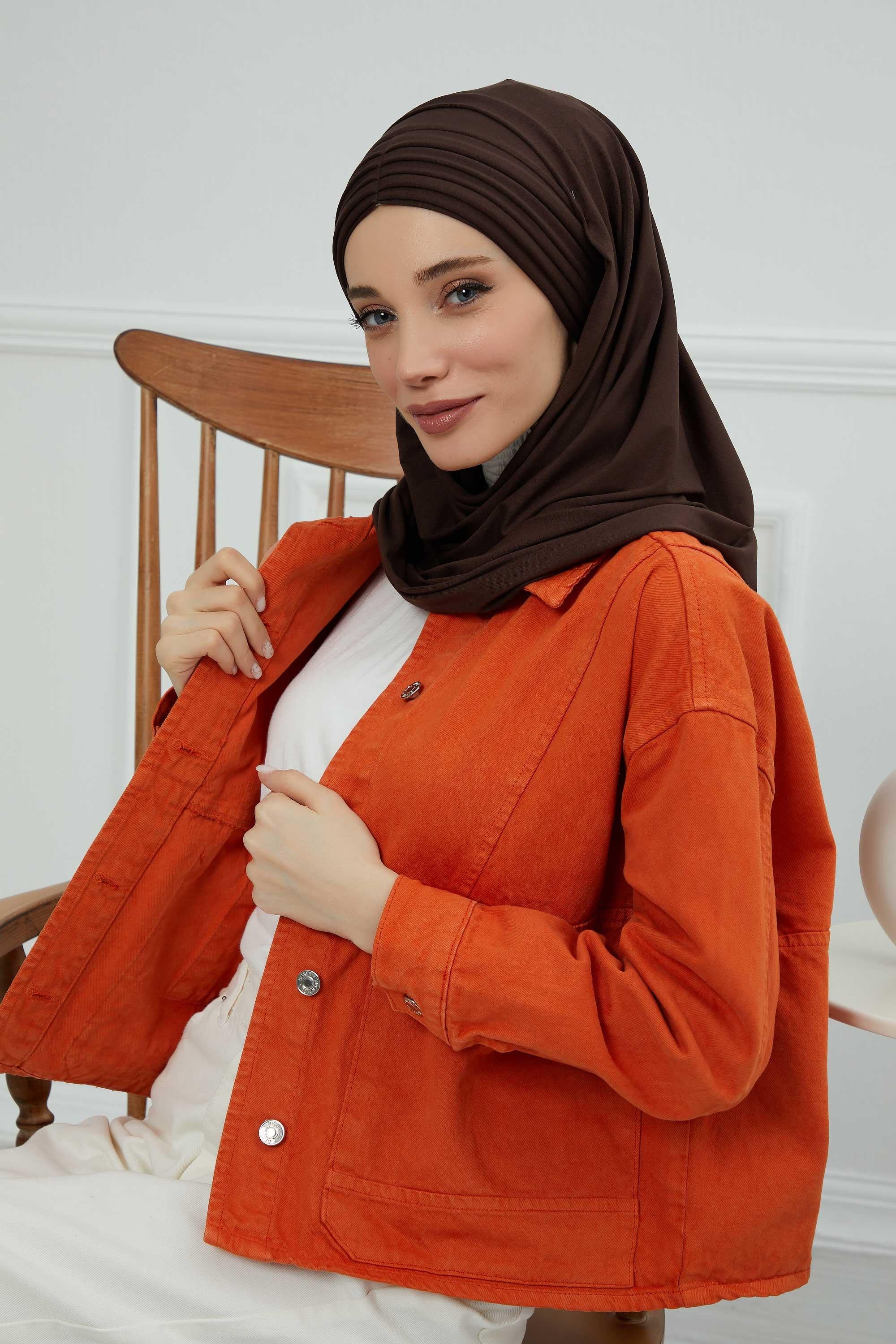 Pileli Pratik Penye Şal,CPS-41