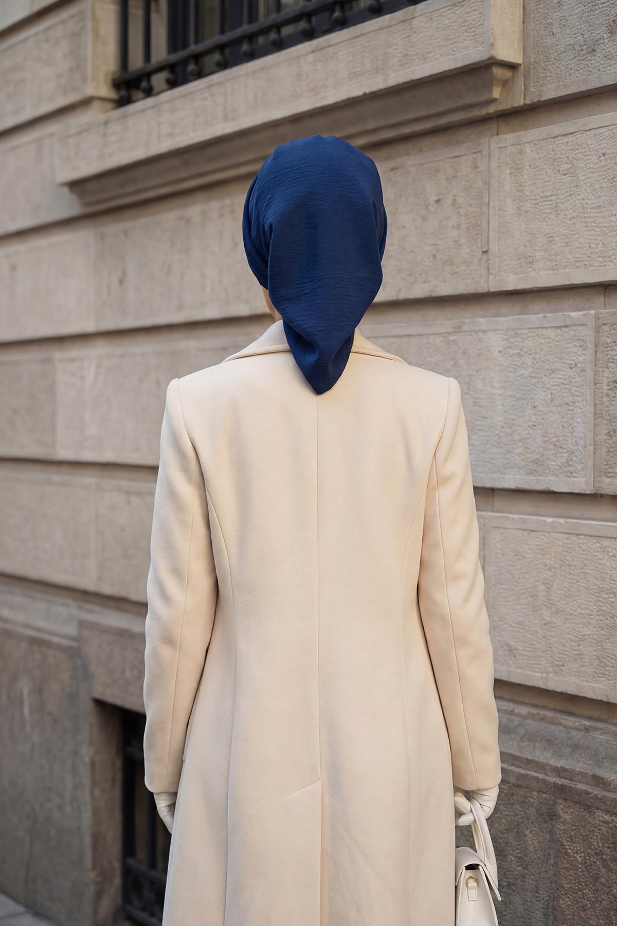 Pileli Tasarım Hazır Türban,HT-108A